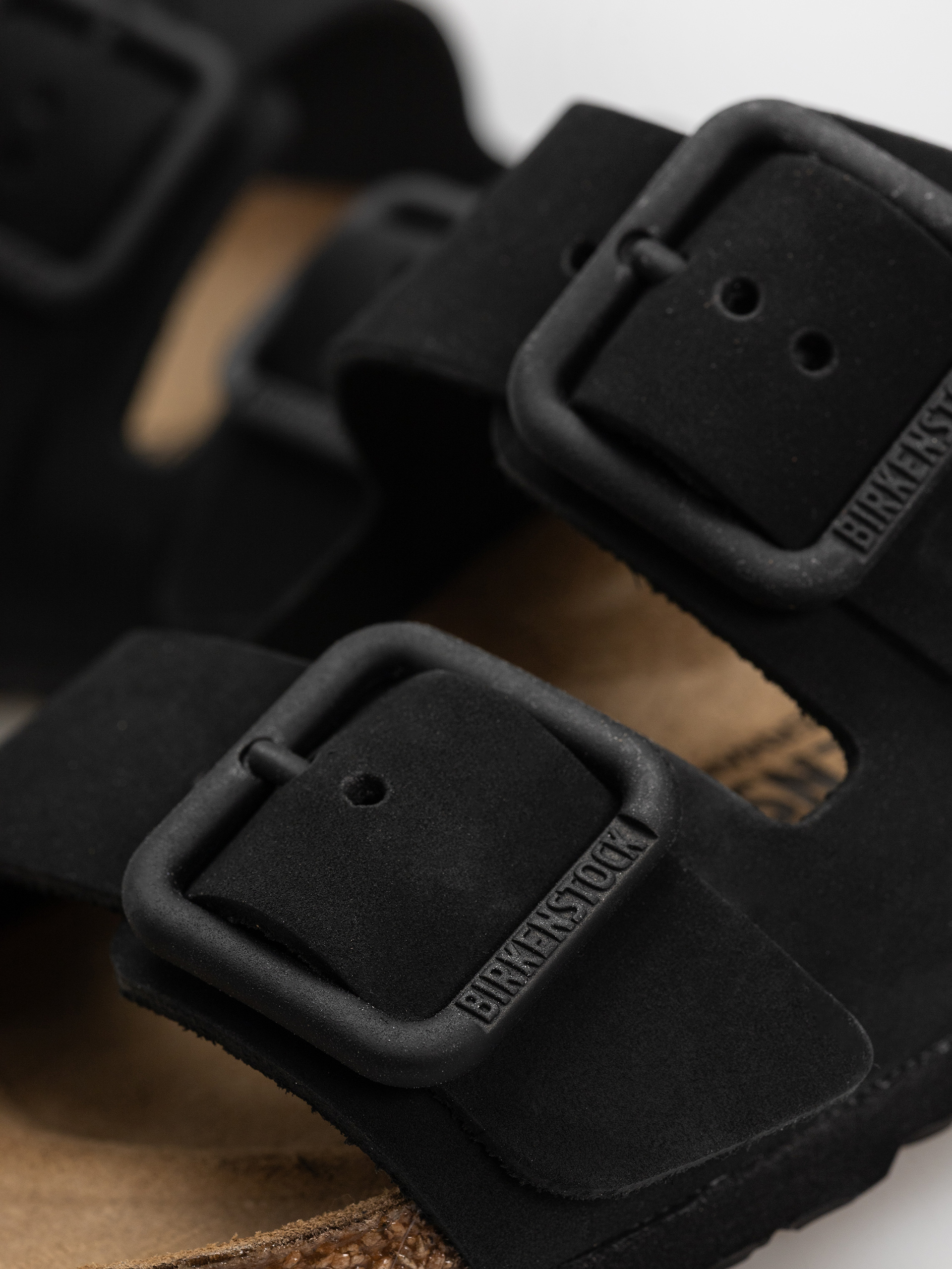 Чехли Birkenstock Arizona Wire Buckle Nubuck Leather Narrow (black)