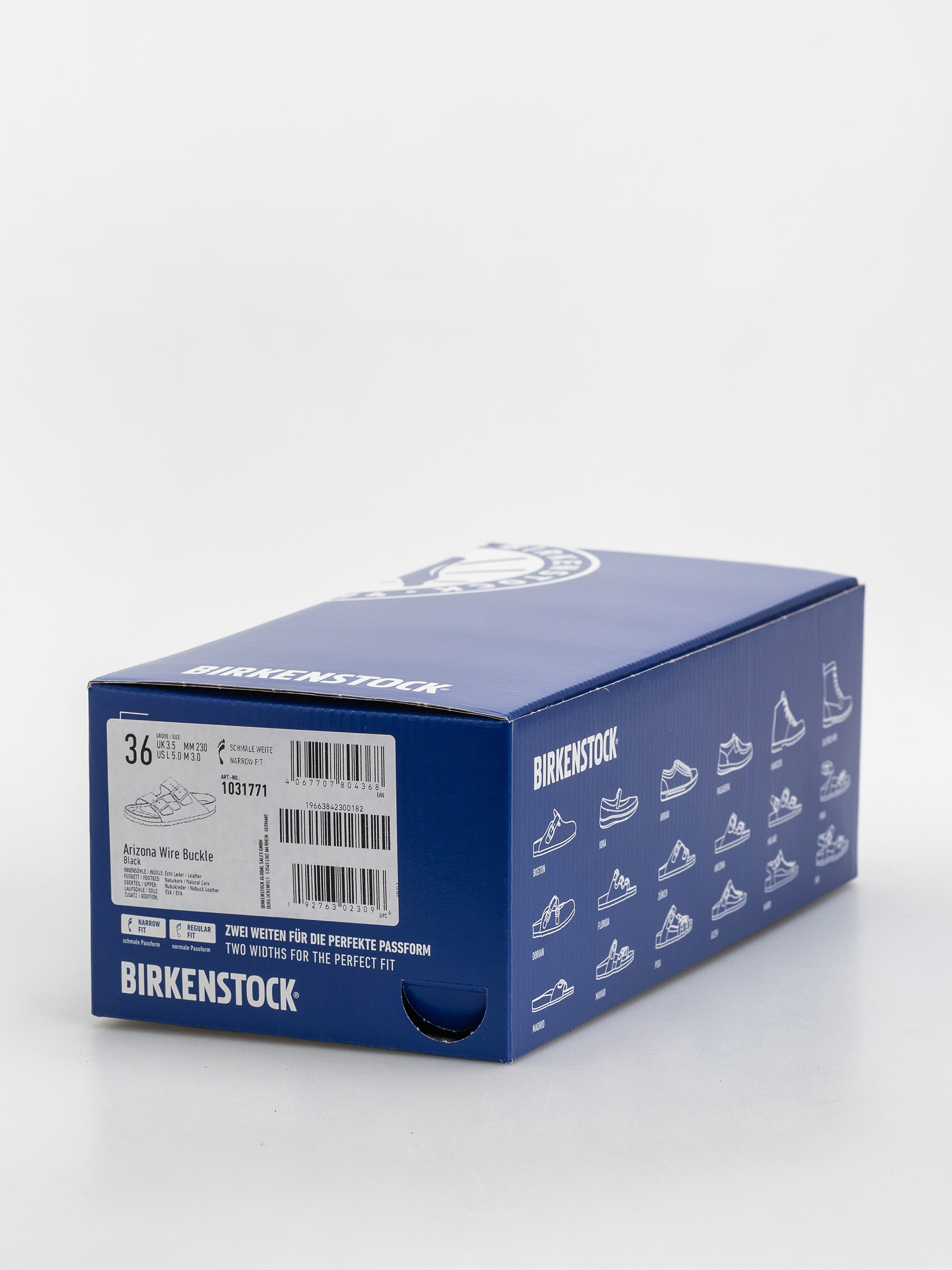 Чехли Birkenstock Arizona Wire Buckle Nubuck Leather Narrow (black)