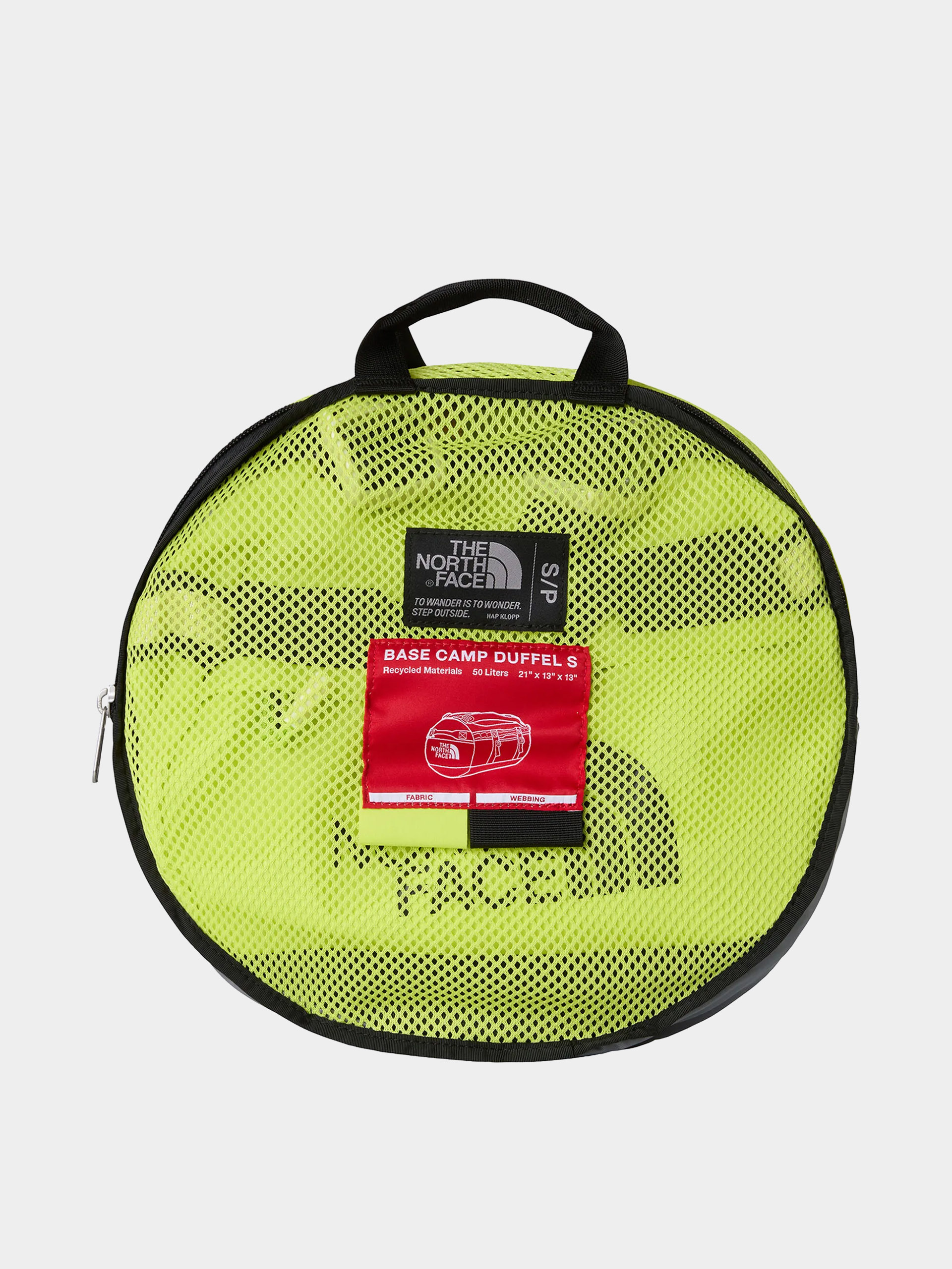 Чанта The North Face Base Camp Duffel S (fizz lime/lemon)