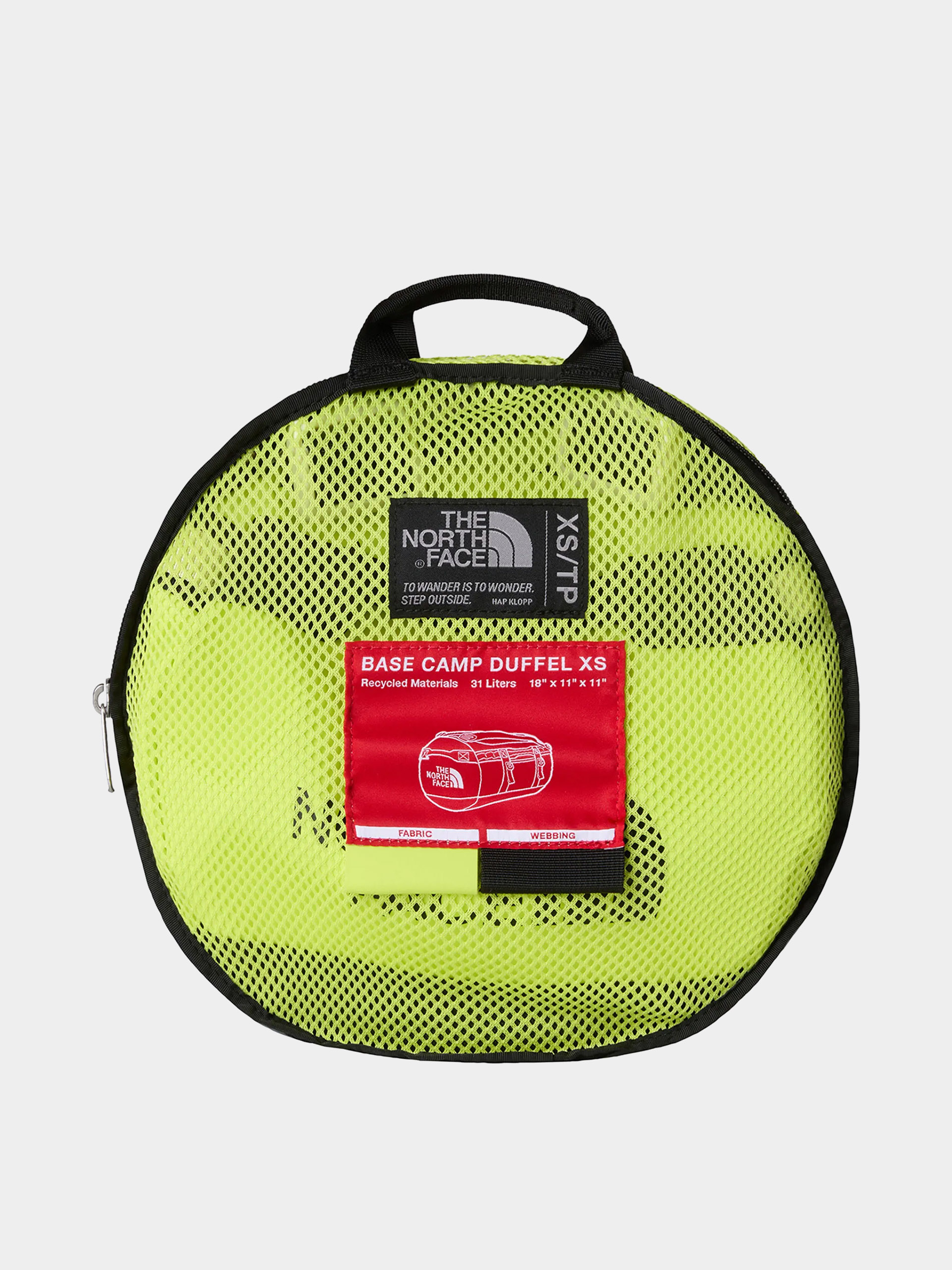 Чанта The North Face Base Camp Duffel XS (fizz lime/lemon)