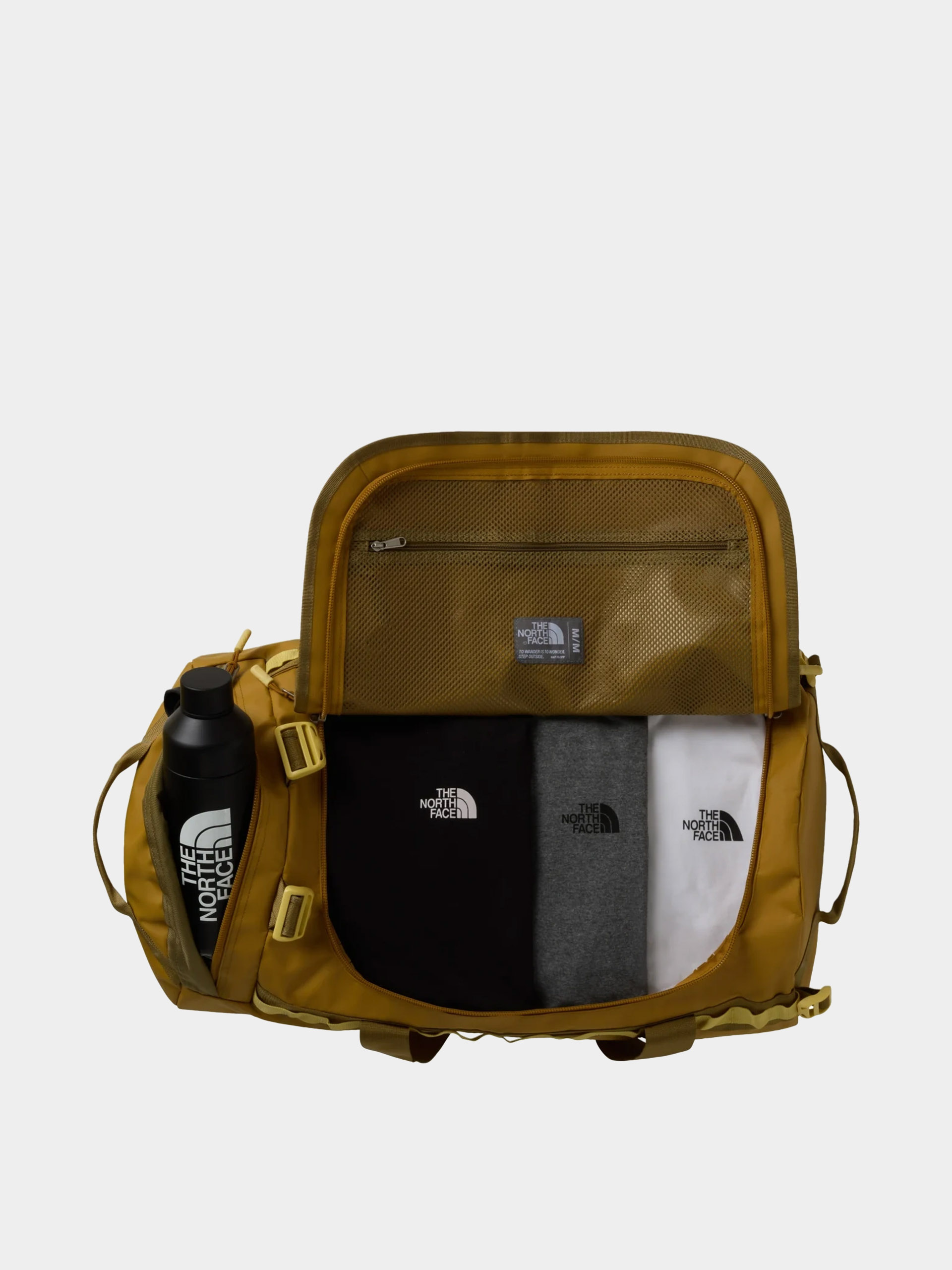 Чанта The North Face Base Camp Duffel M (golden tan/ceda)