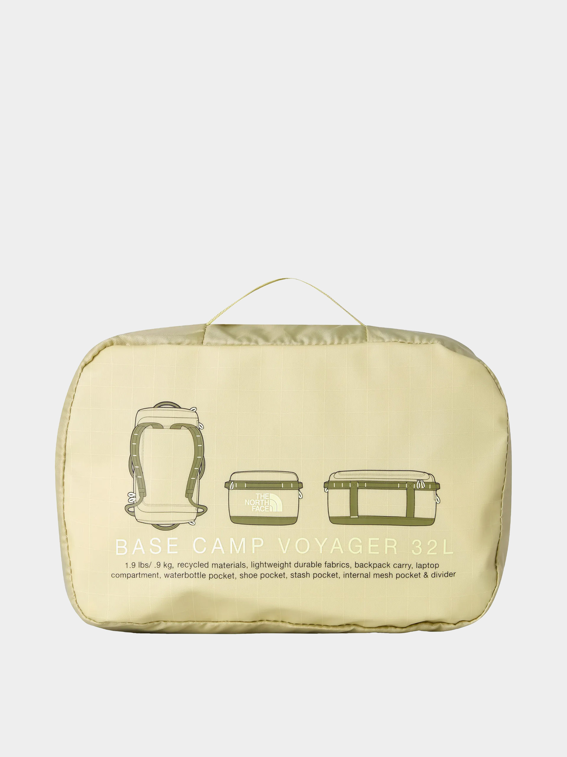 Чанта The North Face Base Camp Voyager Duffel 32L (pear/cedar/lemo)