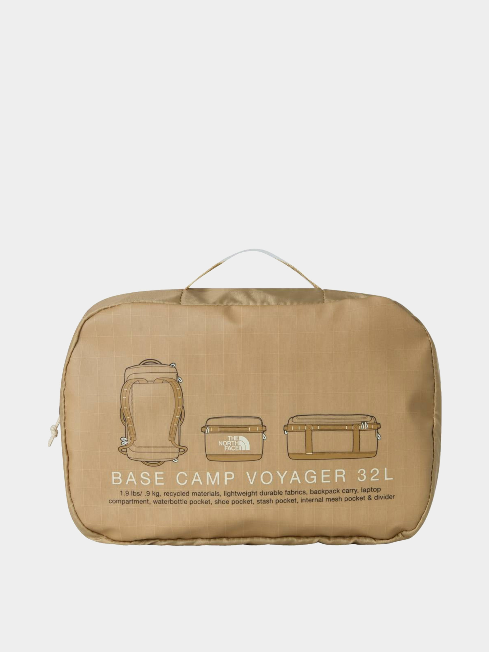 Чанта The North Face Base Camp Voyager Duffel 32L (khaki stone/uti)