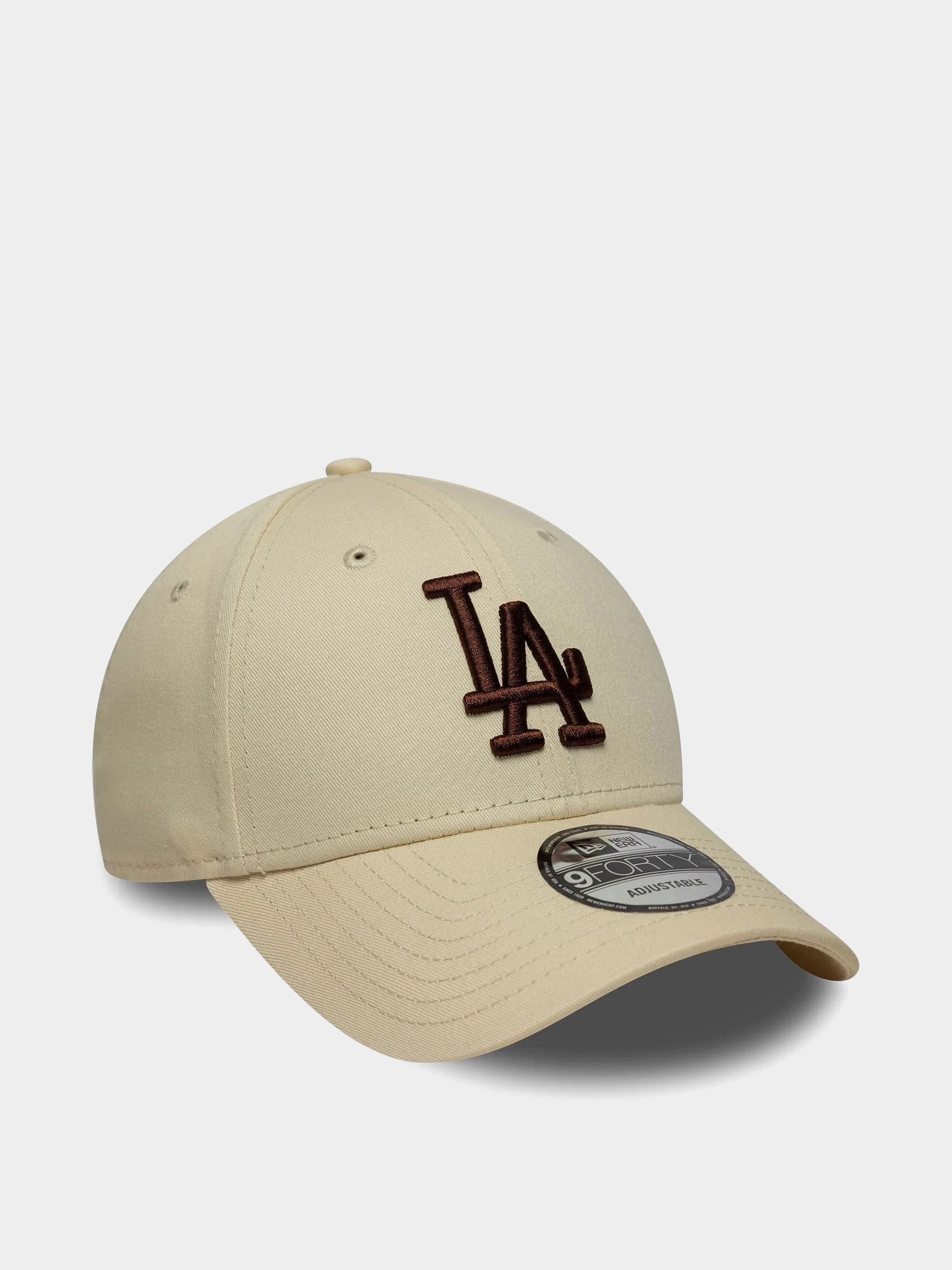 Шапка с козирка New Era League Essential 9Forty La Dodgers (light cream/chestnut)