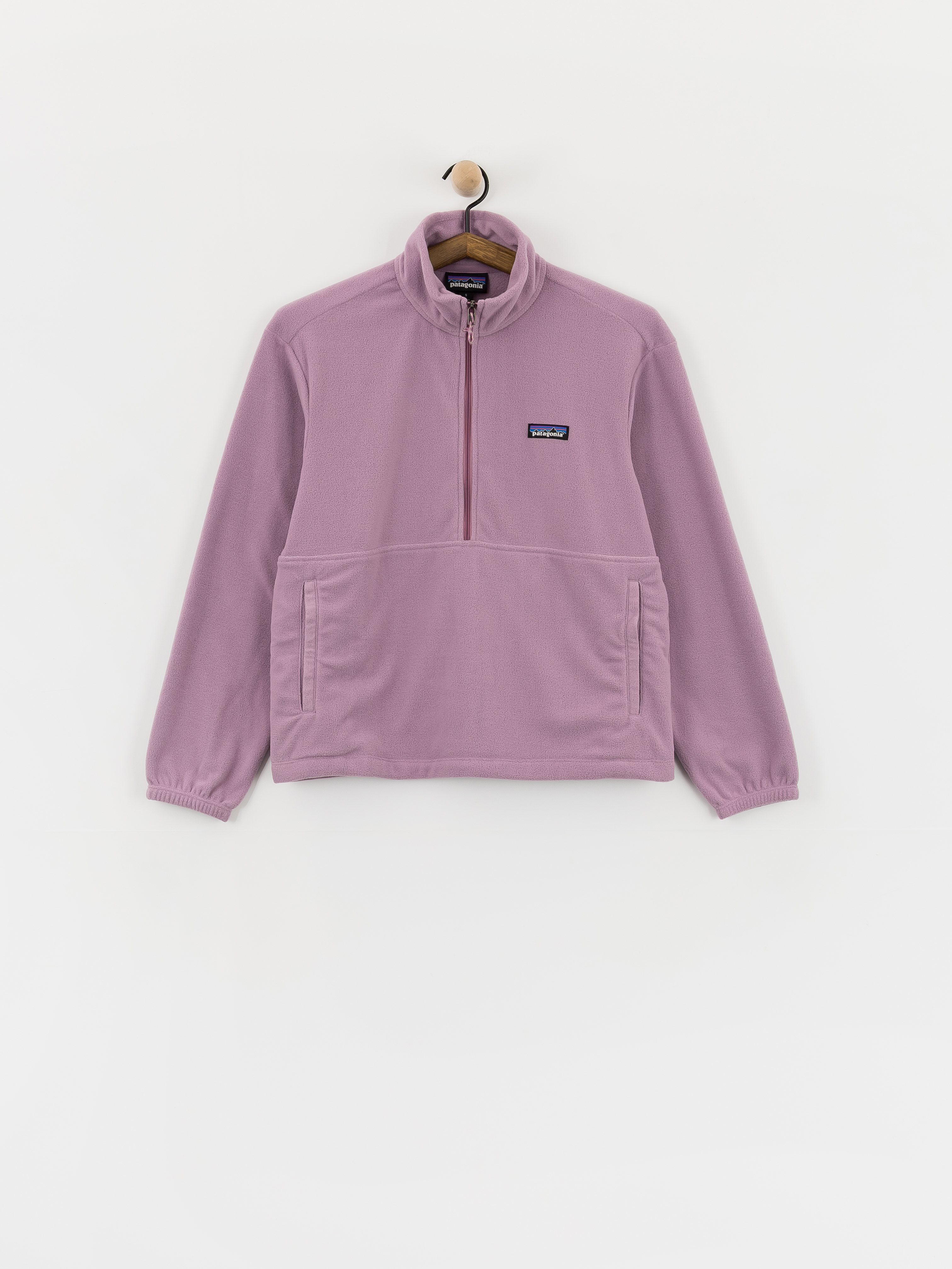 Поларени суитшърт Patagonia Micro D 1/2 Zip Wmn (light violet)
