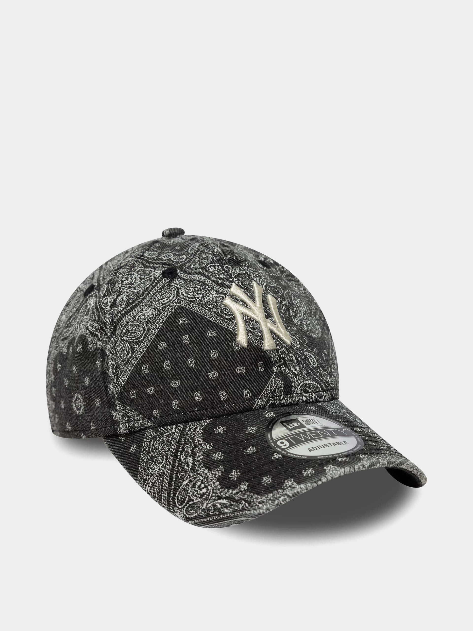 Шапка с козирка New Era Washed Paisley 9Twenty New York Yankees (black)