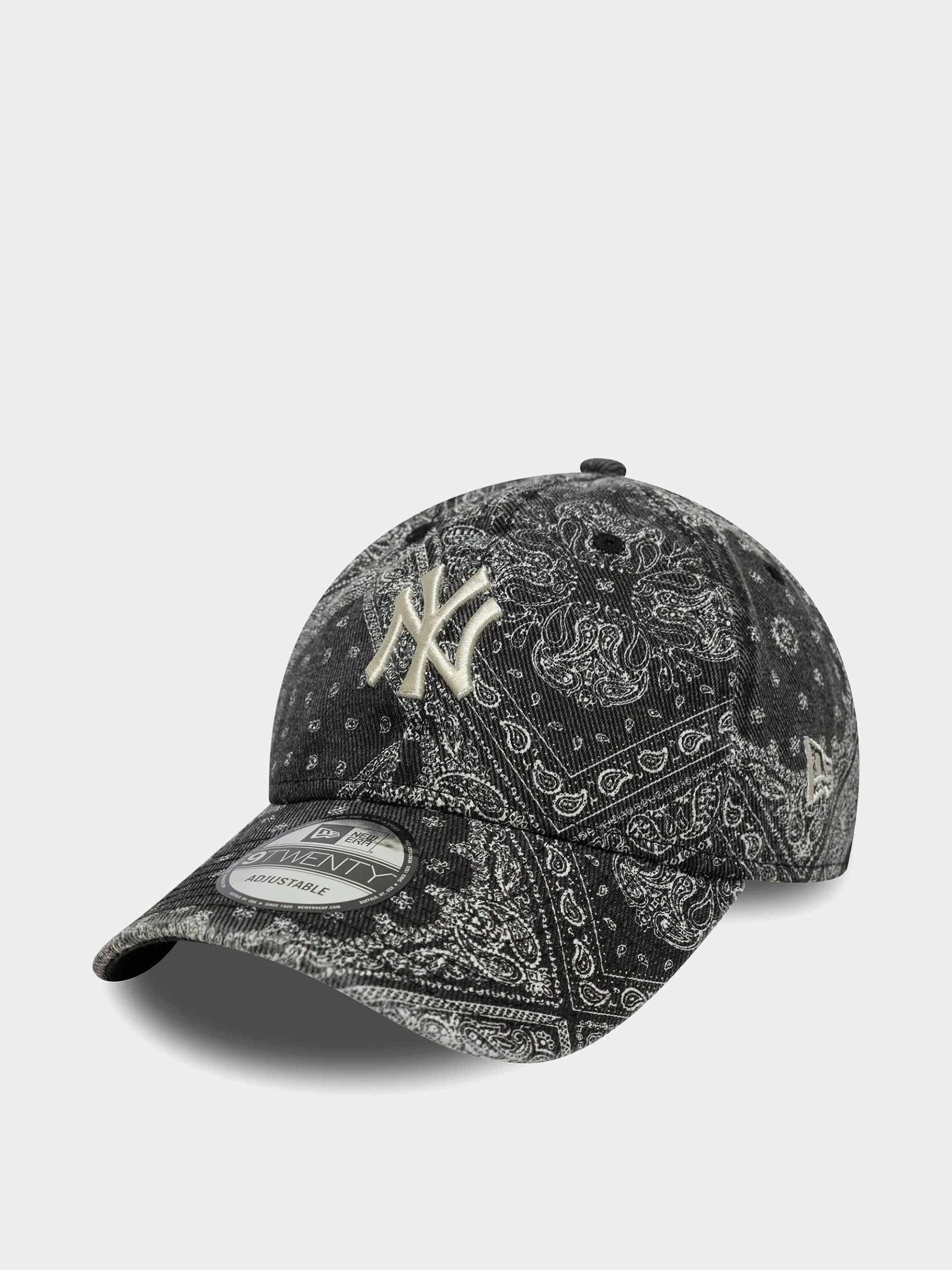 Шапка с козирка New Era Washed Paisley 9Twenty New York Yankees (black)