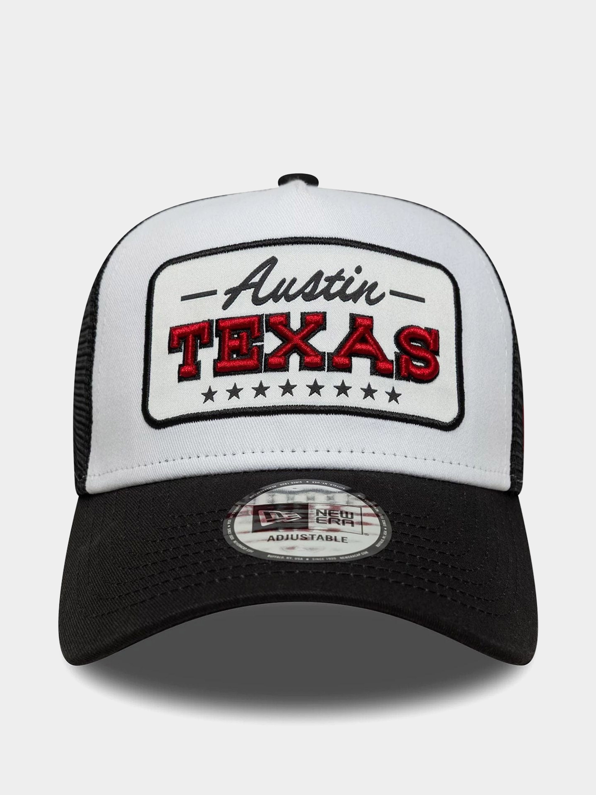 Шапка с козирка New Era Location Patch Trucker (black/white)