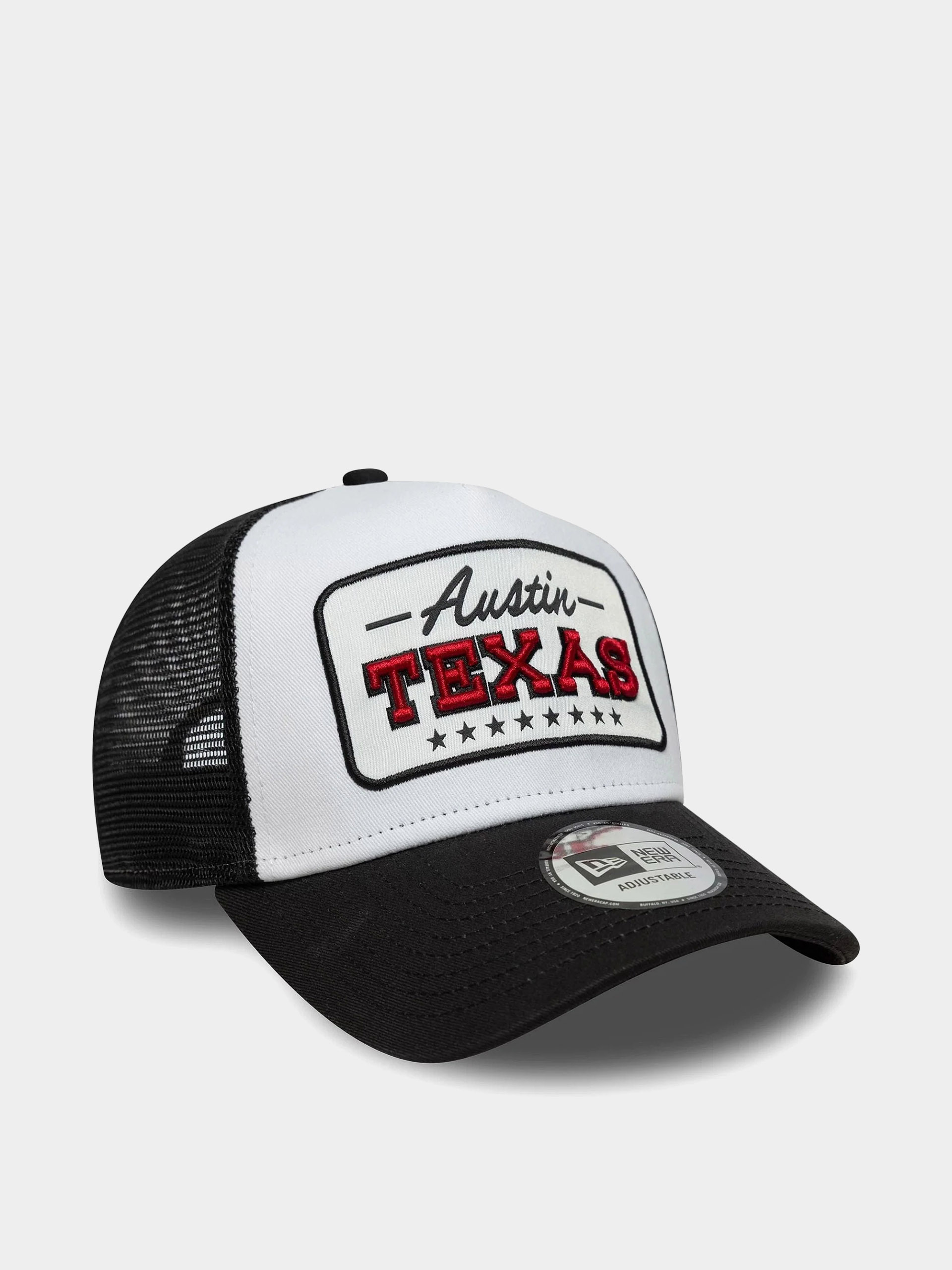 Шапка с козирка New Era Location Patch Trucker (black/white)