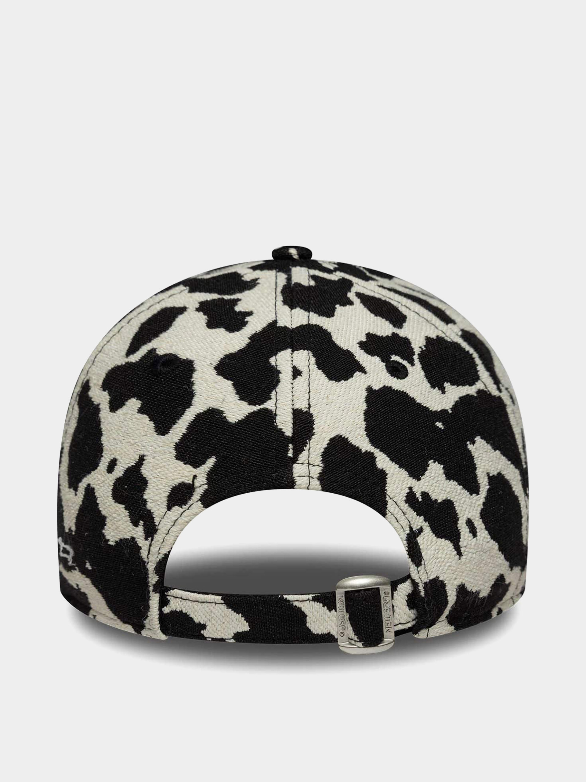 Шапка с козирка New Era Cow Midi 9Forty New York Yankees Wmn (black/white)