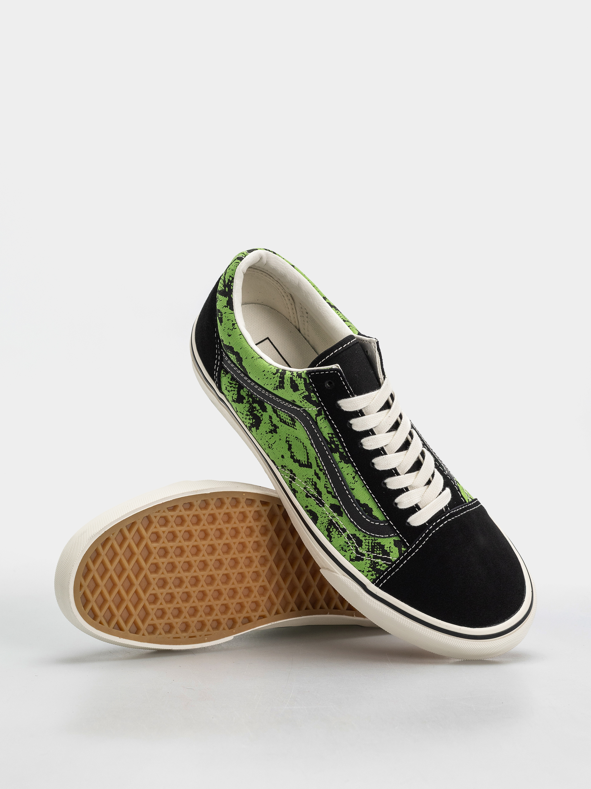 Обувки Vans Old Skool (black/lime)