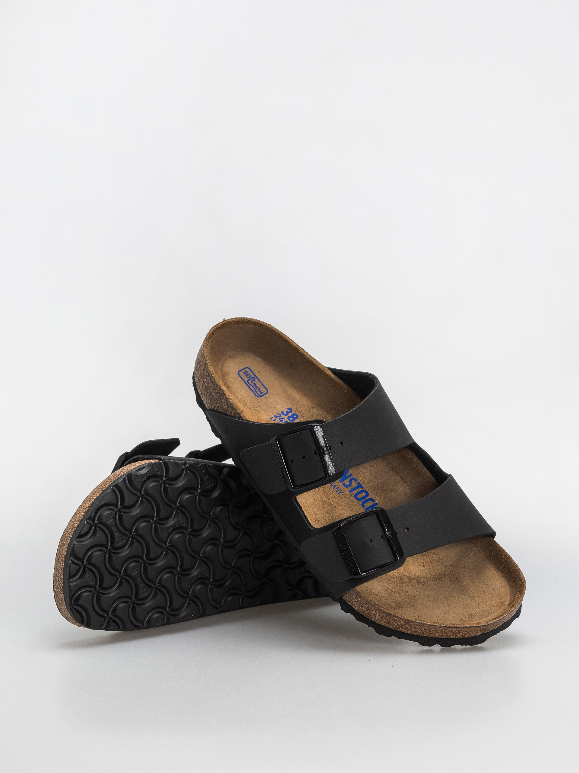 Чехли Birkenstock Arizona Soft Footbed Birko Flor Regular (black)