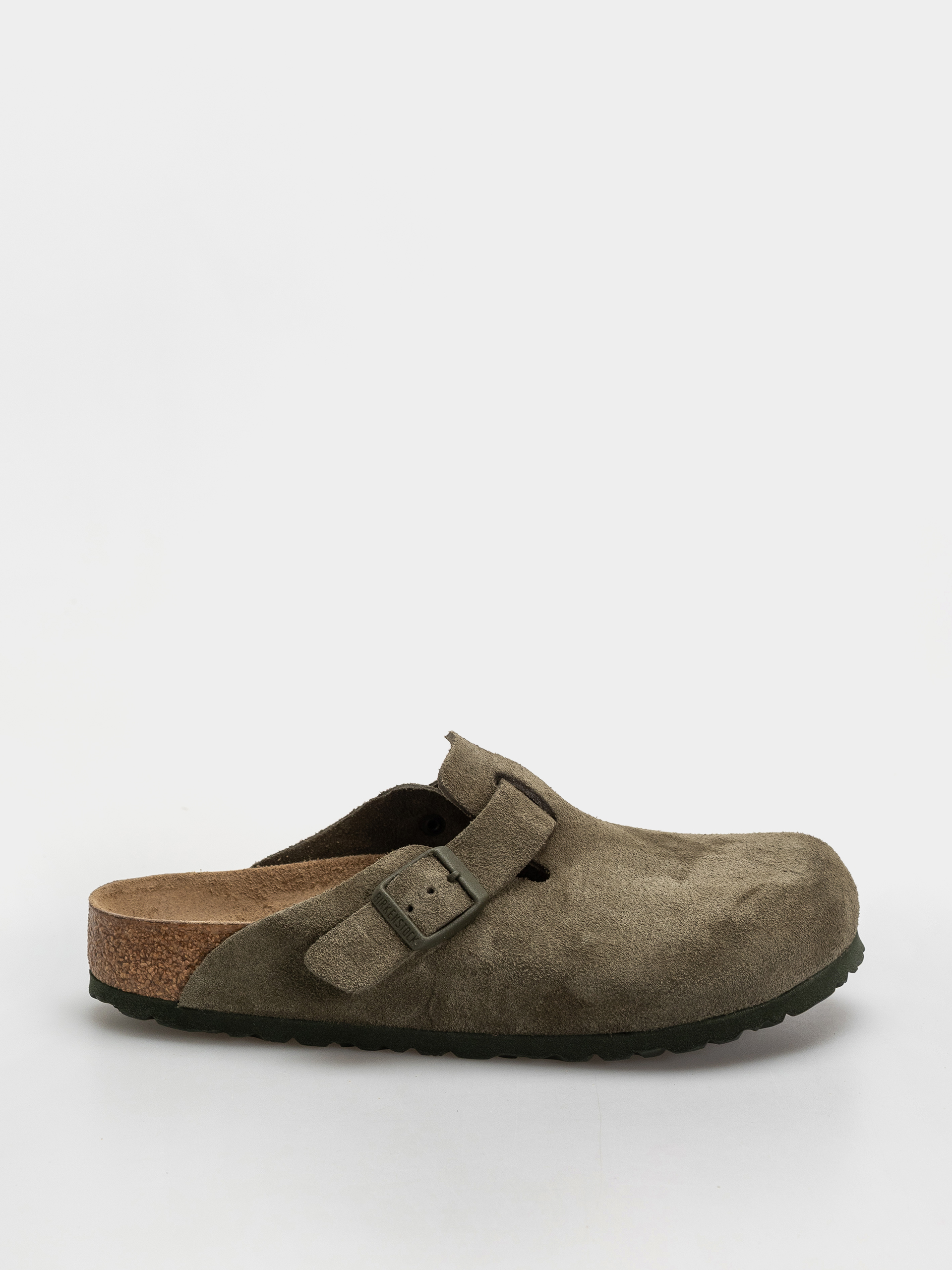 u0427u0435u0445u043bu0438 Birkenstock Boston Suede Leather Regular (thyme)