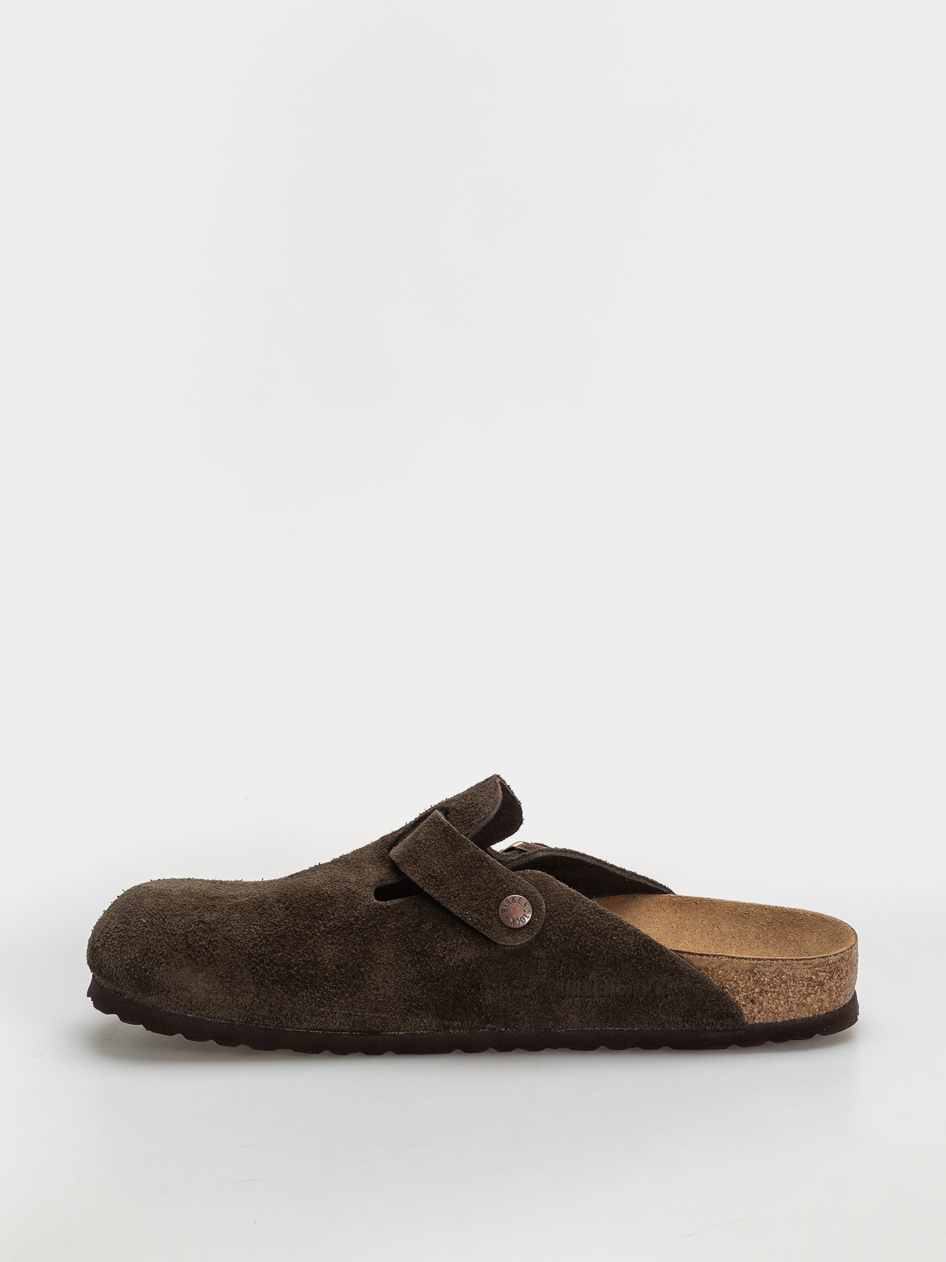 Чехли Birkenstock Boston Suede Leather Narrow (mocca)