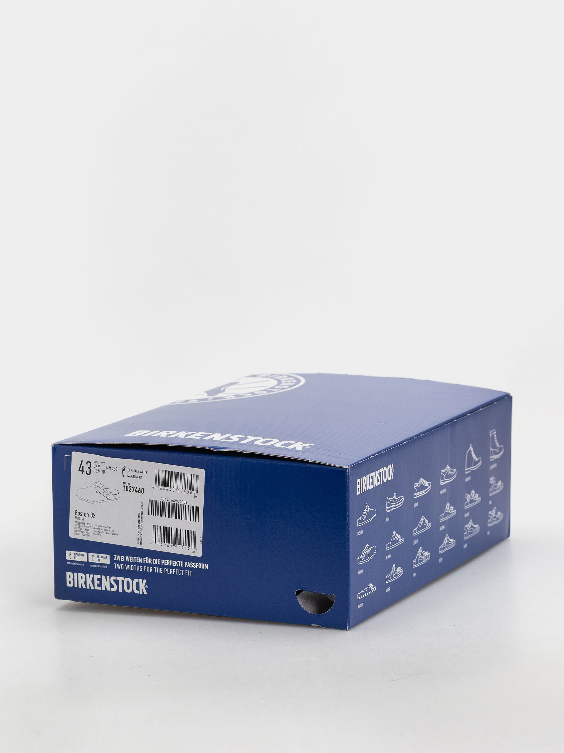 Чехли Birkenstock Boston Suede Leather Narrow (mocca)