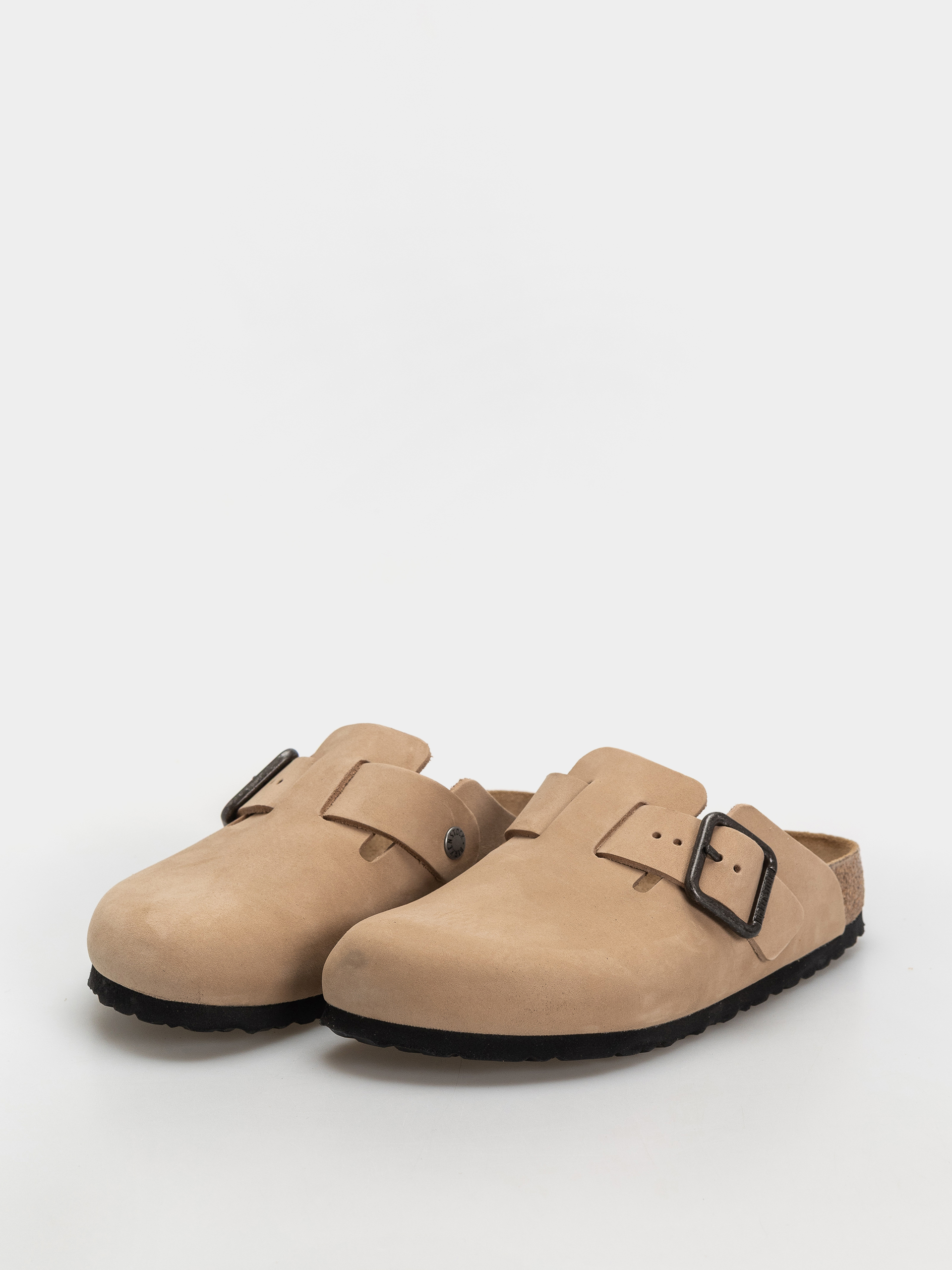Чехли Birkenstock Boston Wire Buckle Nubuck Leather Narrow (sandcastle)