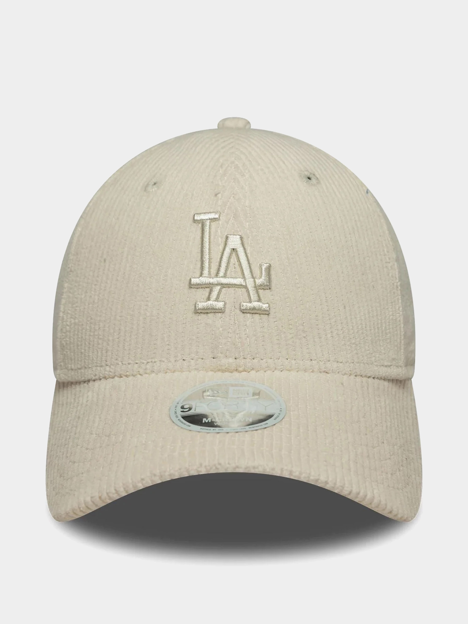 Шапка с козирка New Era Pastel Cord 9Forty Mc La Dodgers Wmn (light cream)