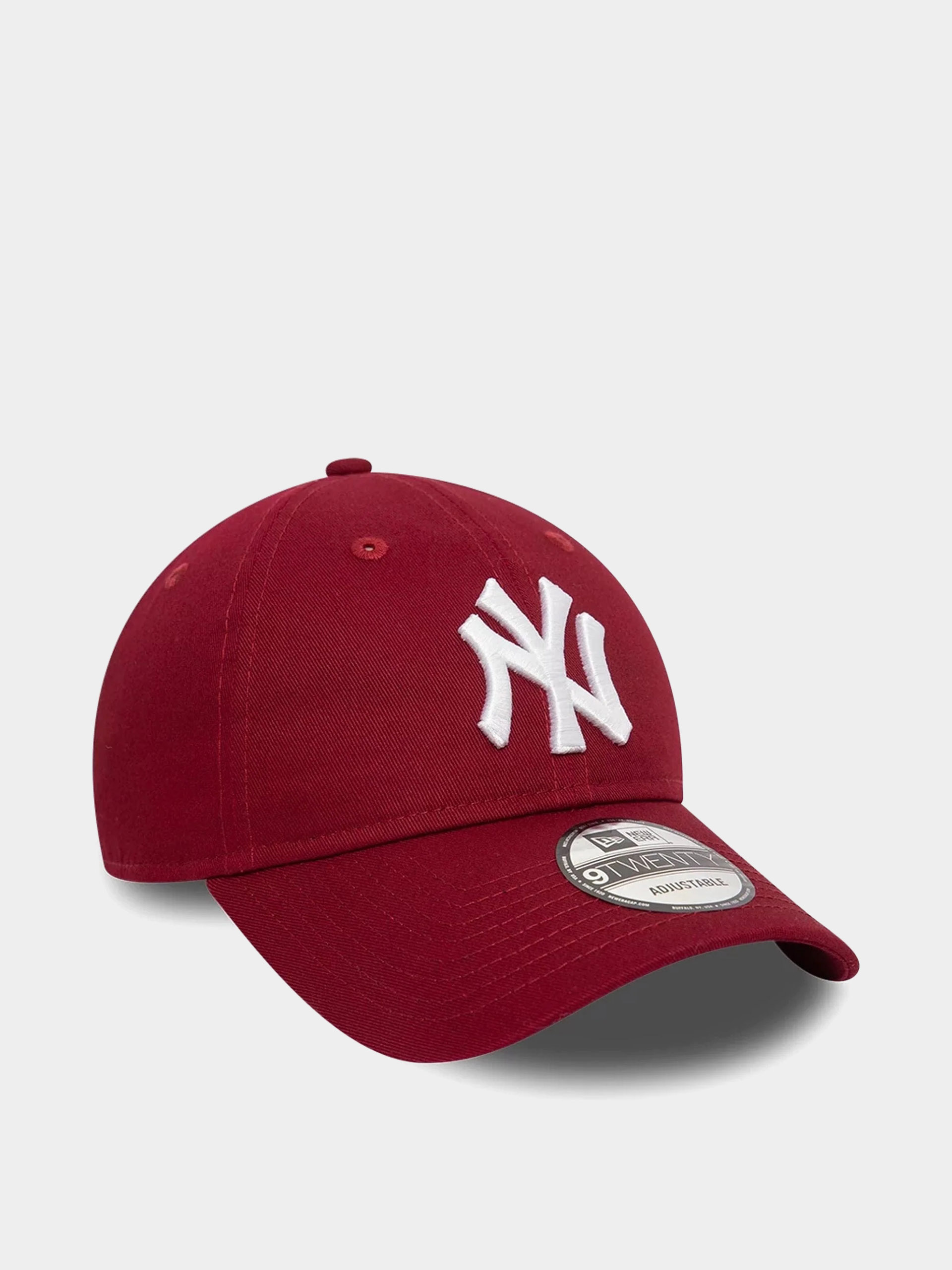 Шапка с козирка New Era League Essential 9Twenty New York Yankees (cardinal/white)