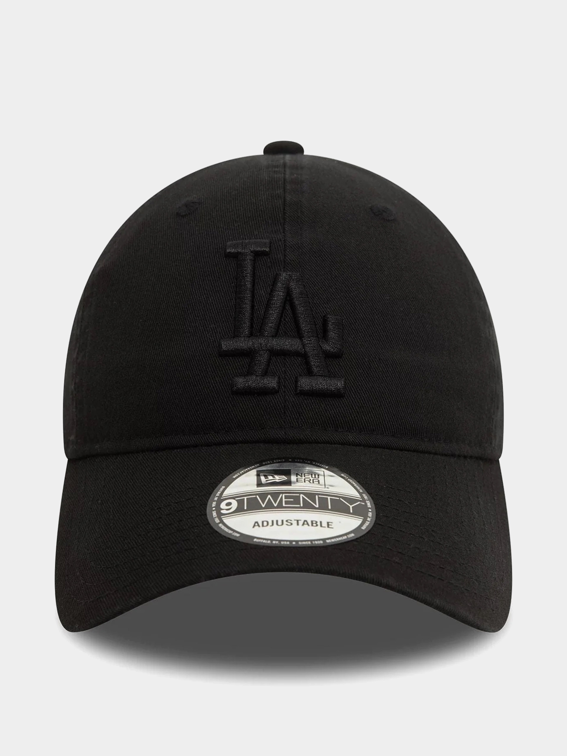 Шапка с козирка New Era Washed 9Twenty La Dodgers (black/black)