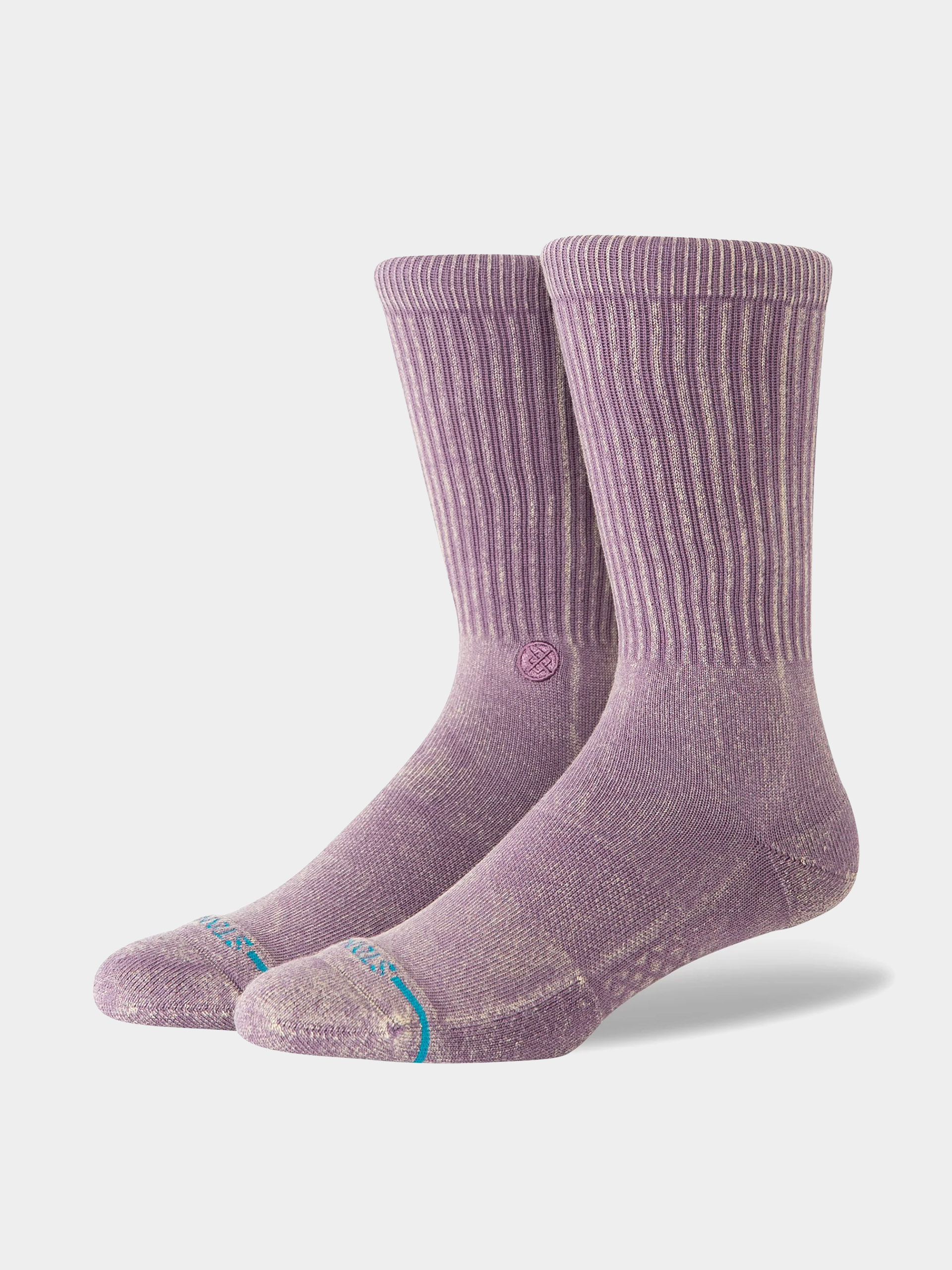 Чорапи Stance Icon Dyed Crew (plum)