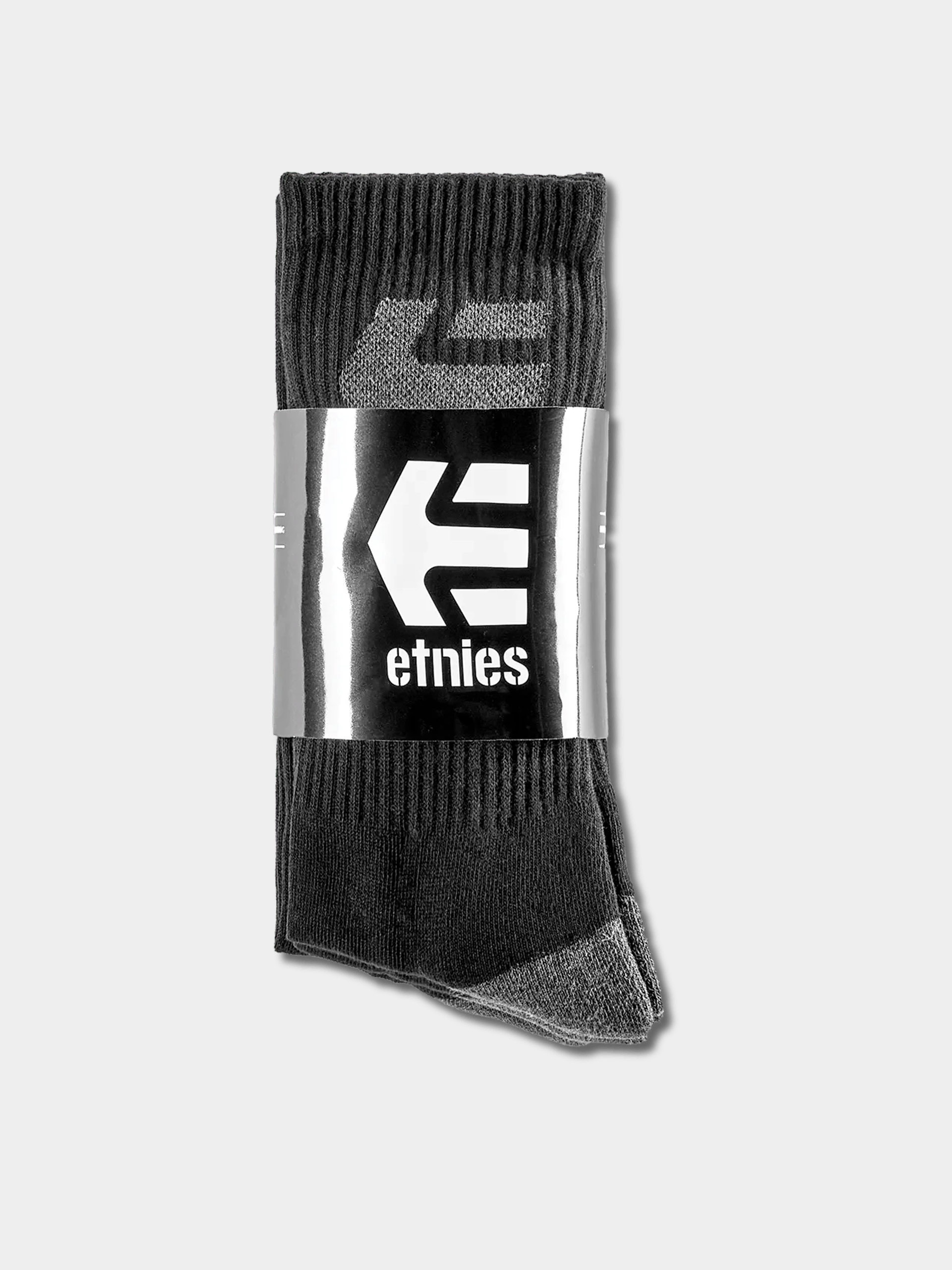 Чорапи Etnies Stencil Icon 3 Pack (black)
