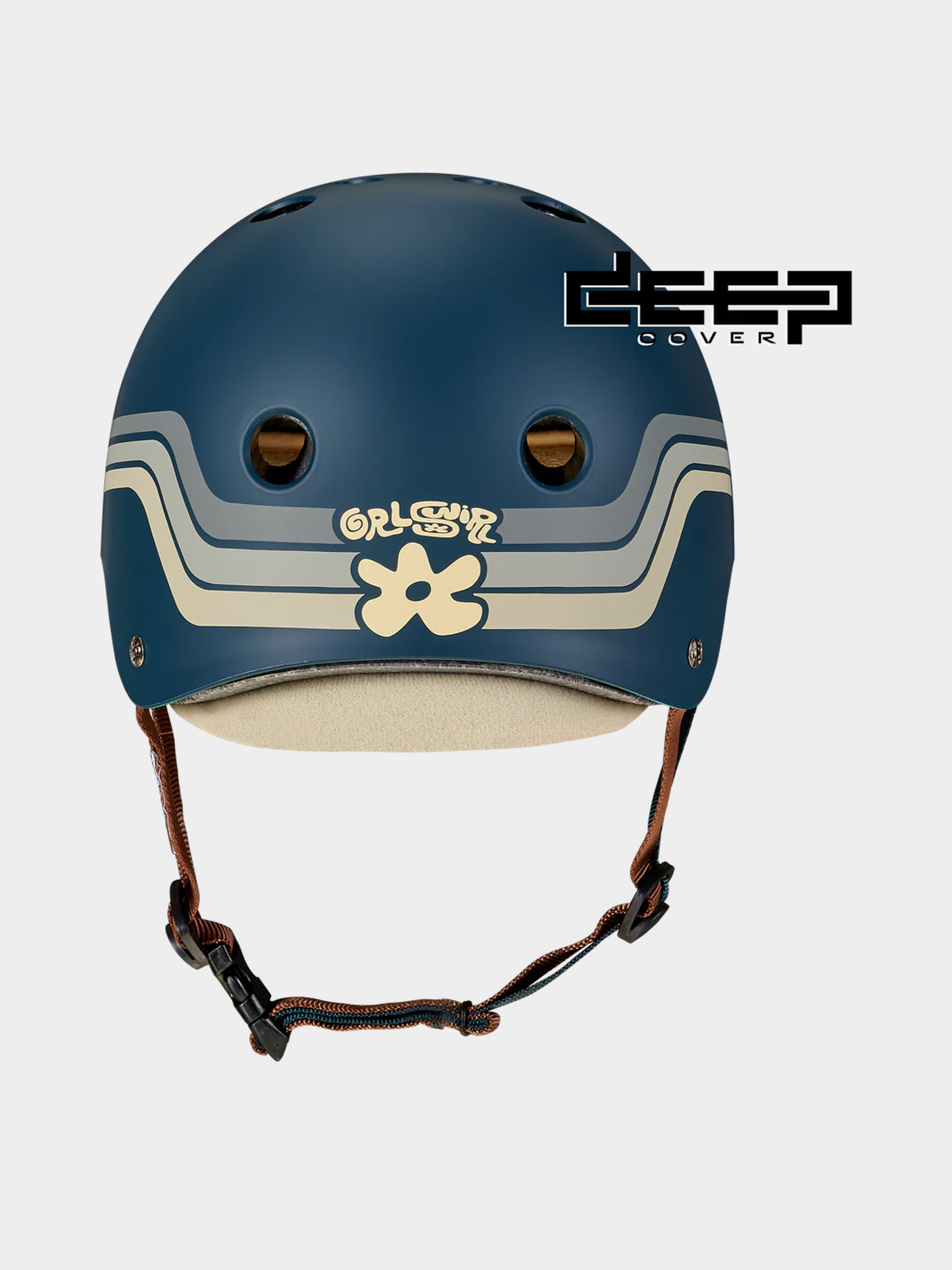 Каска Triple Eight Deep Cover Grl Swrl (blue/grey)