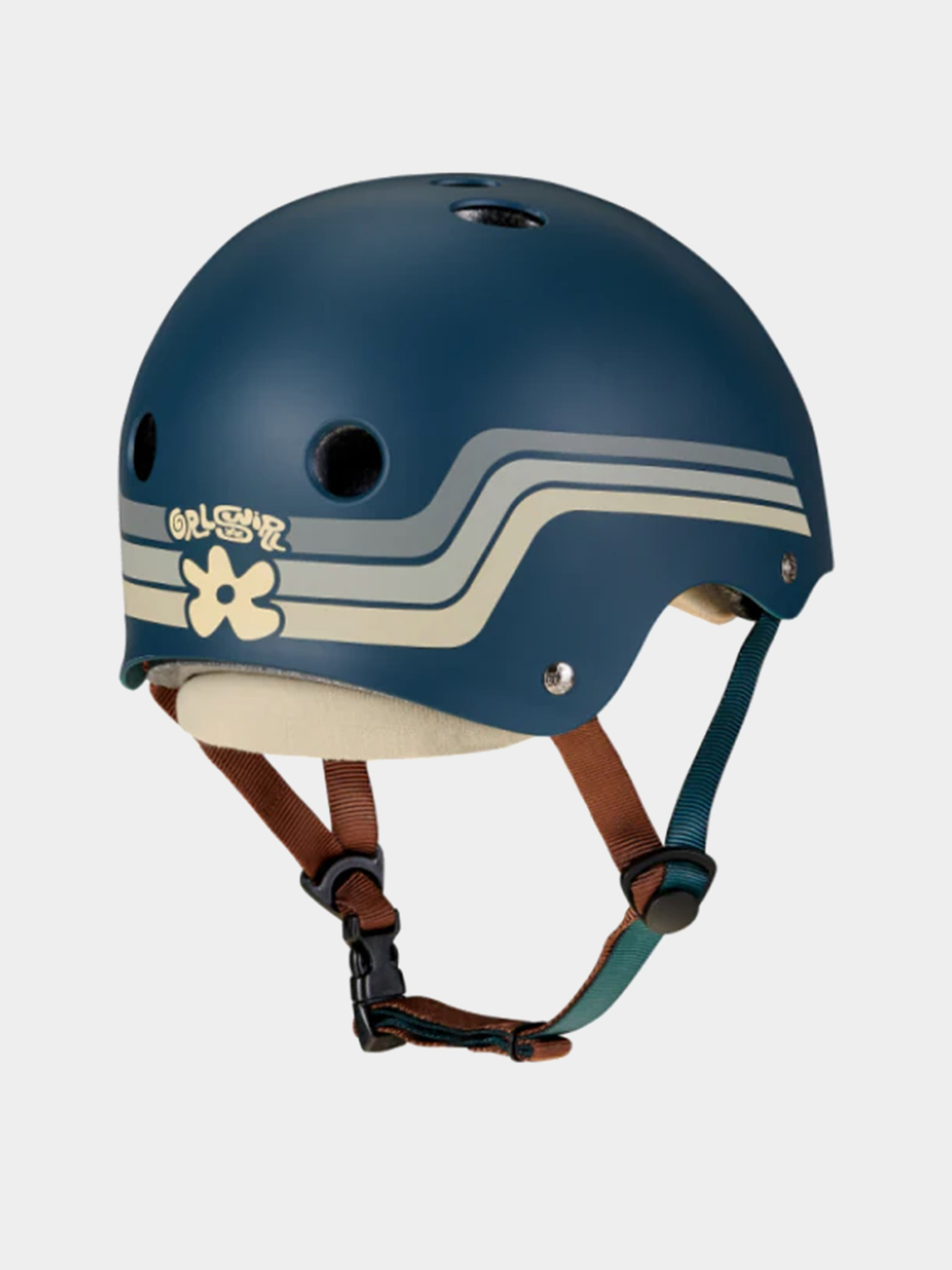 Каска Triple Eight Deep Cover Grl Swrl (blue/grey)