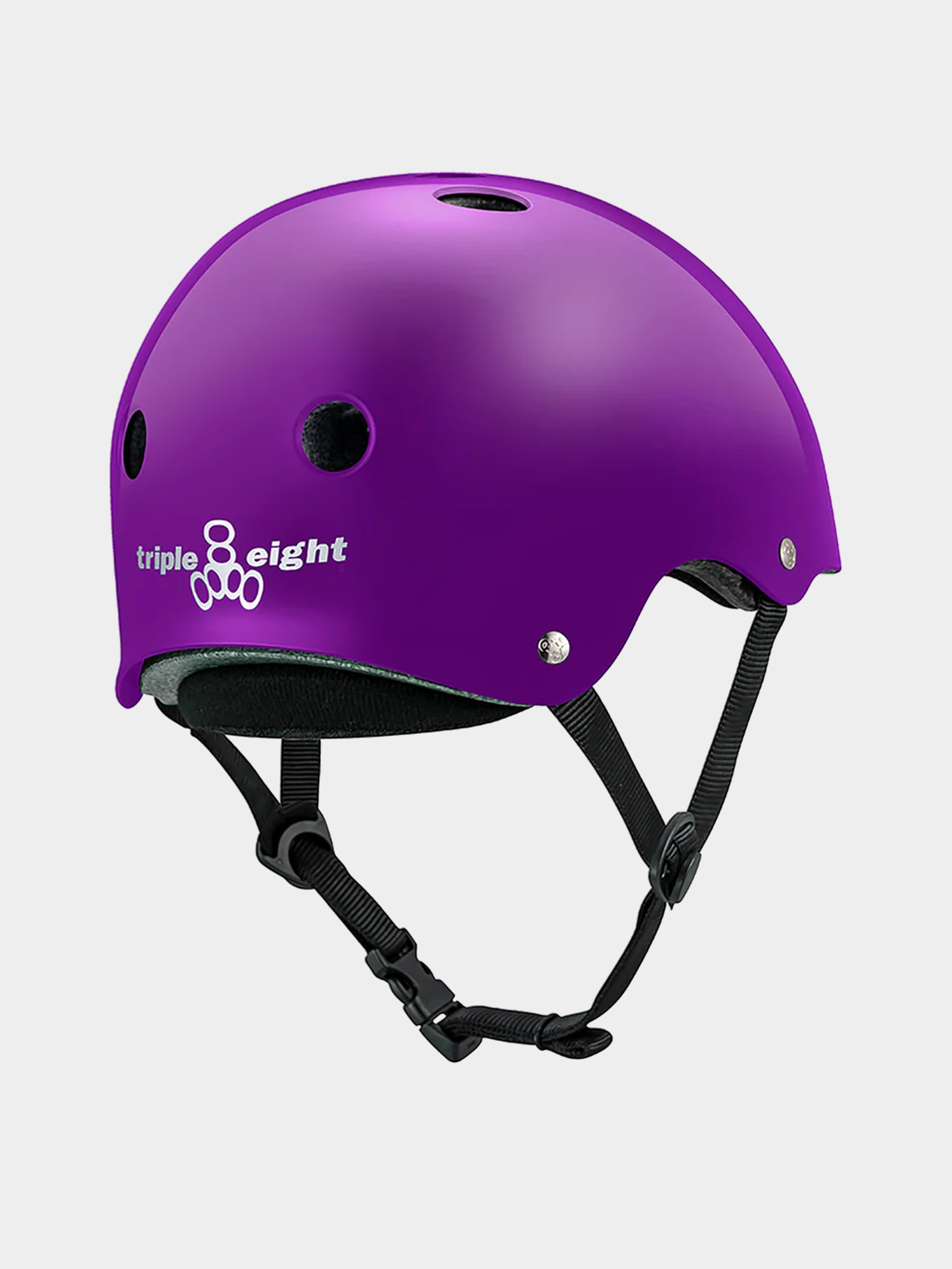Каска Triple Eight Deep Cover (purple gloss)