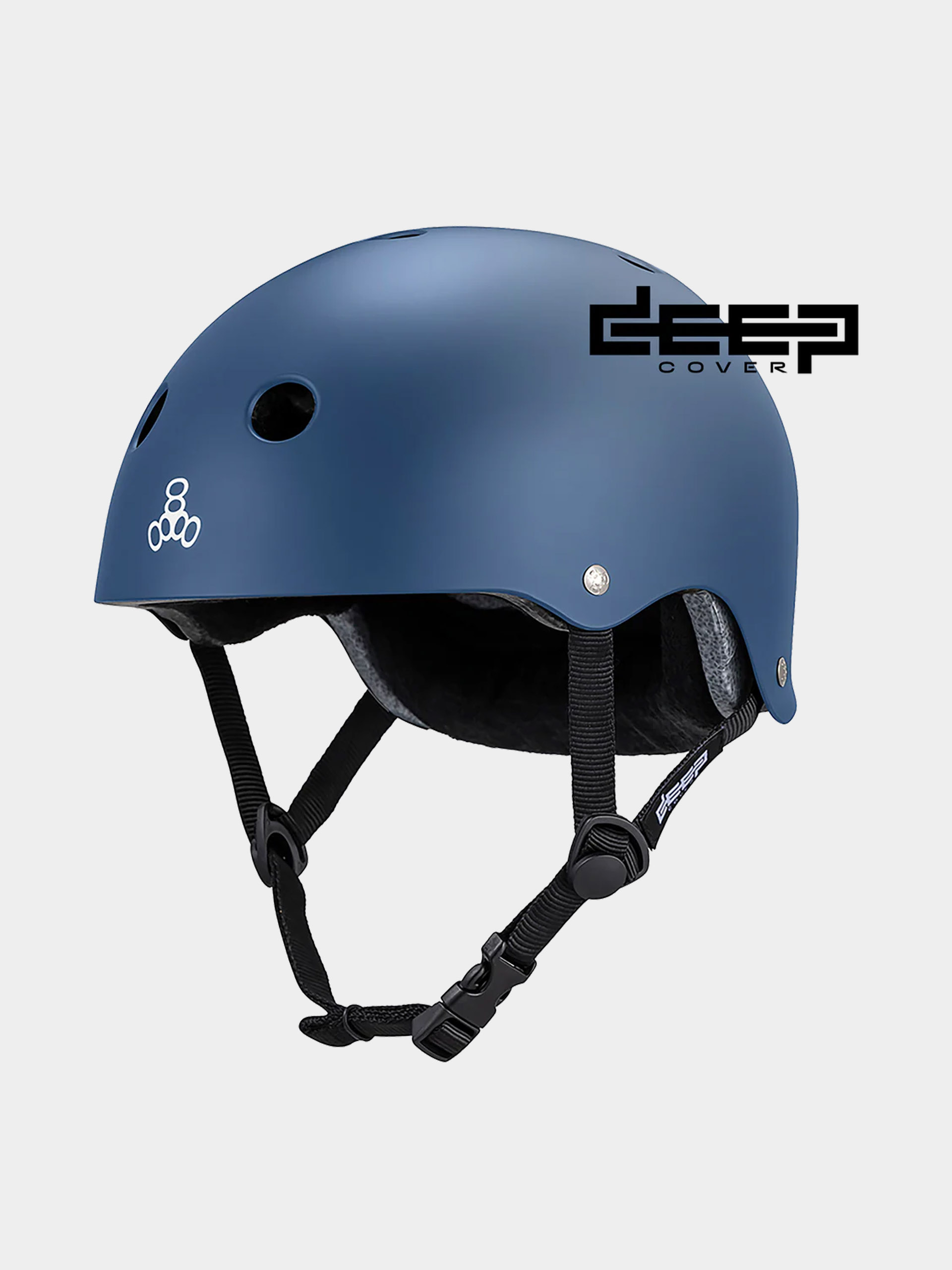 Каска Triple Eight Deep Cover (navy matte)