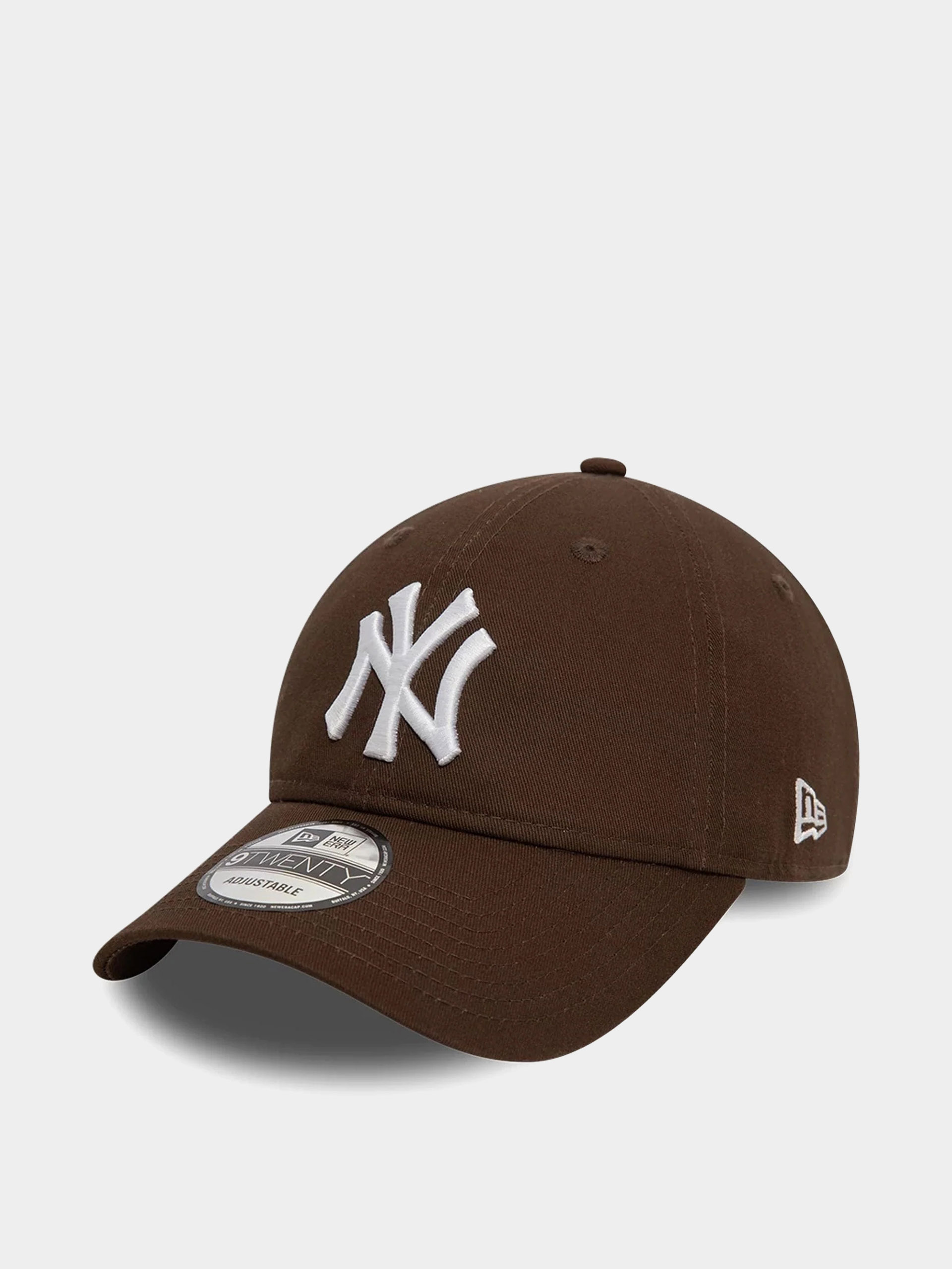 Шапка с козирка New Era League Essential 9Twenty New York Yankees (walnut/white)