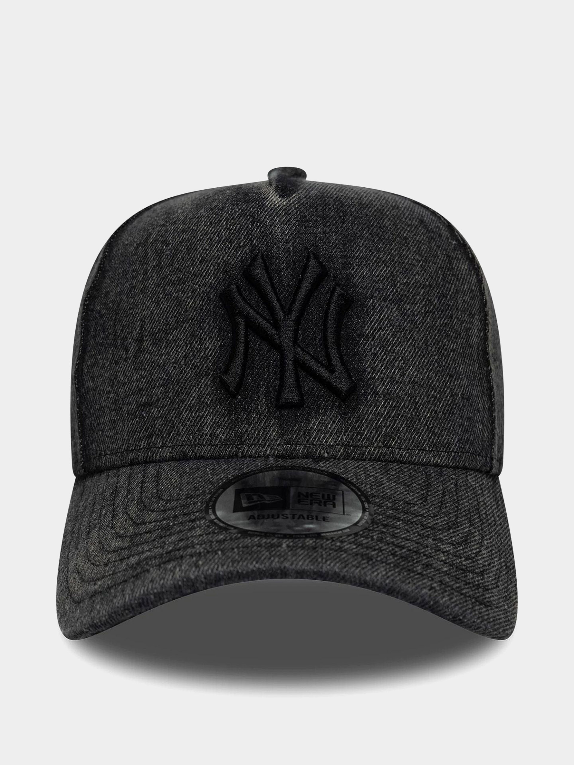 Шапка с козирка New Era Wordmark Denim Eframe New York Yankees (black)