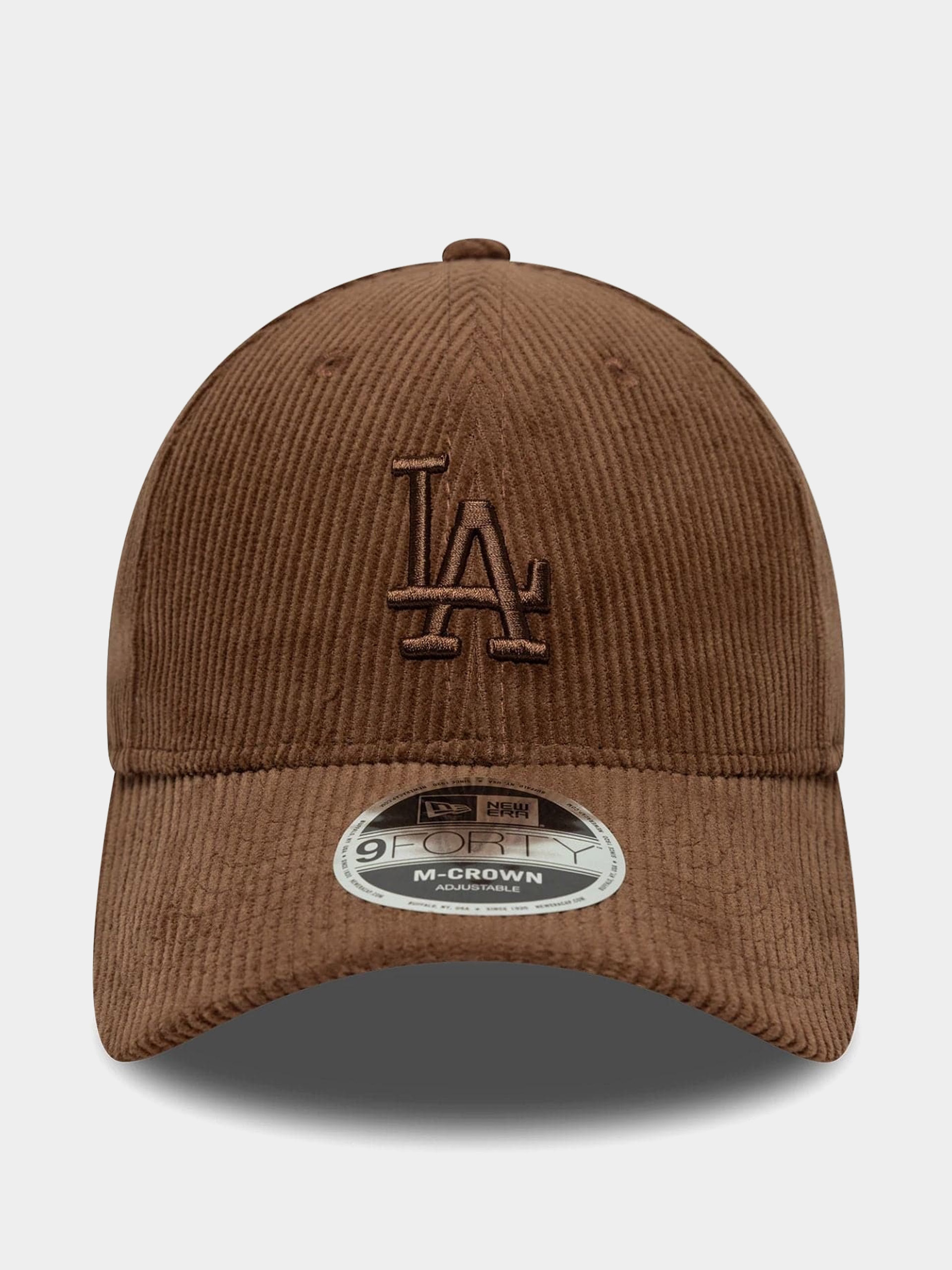 Шапка с козирка New Era Cord 9Forty Mc La Dodgers (chestnut)