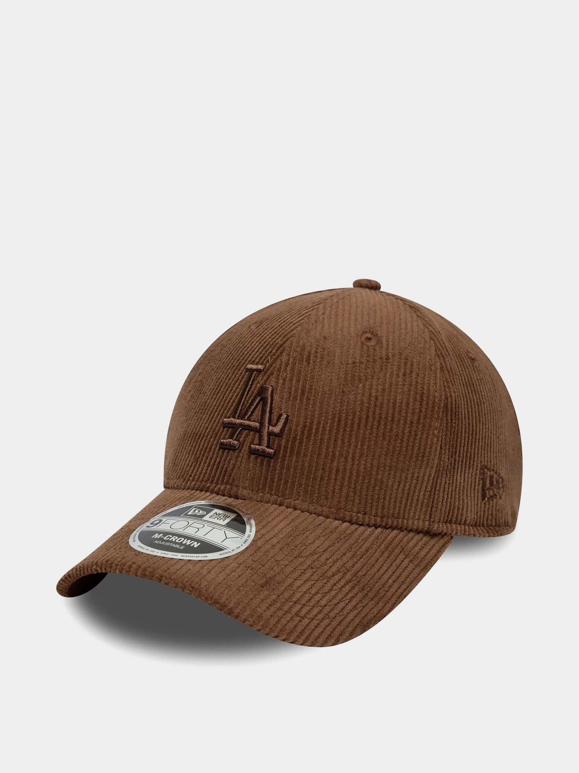 Шапка с козирка New Era Cord 9Forty Mc La Dodgers (chestnut)