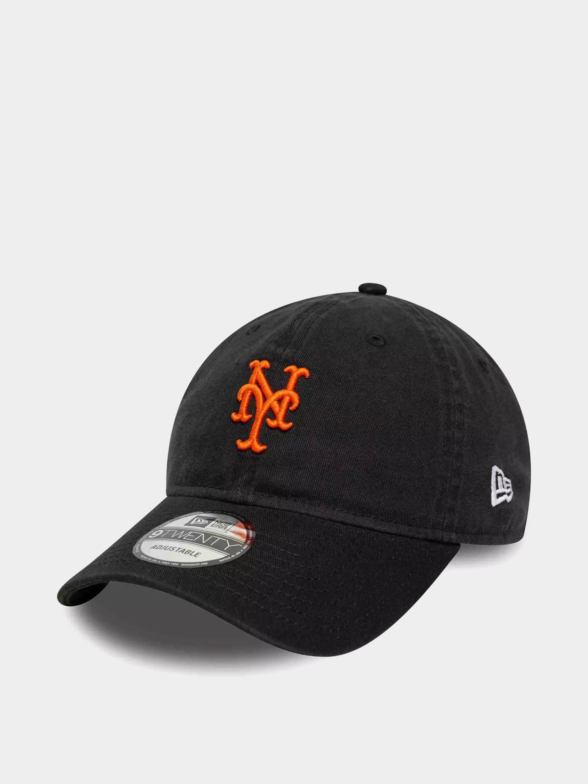 Шапка с козирка New Era Washed Script 9Twenty New York Mets (black)