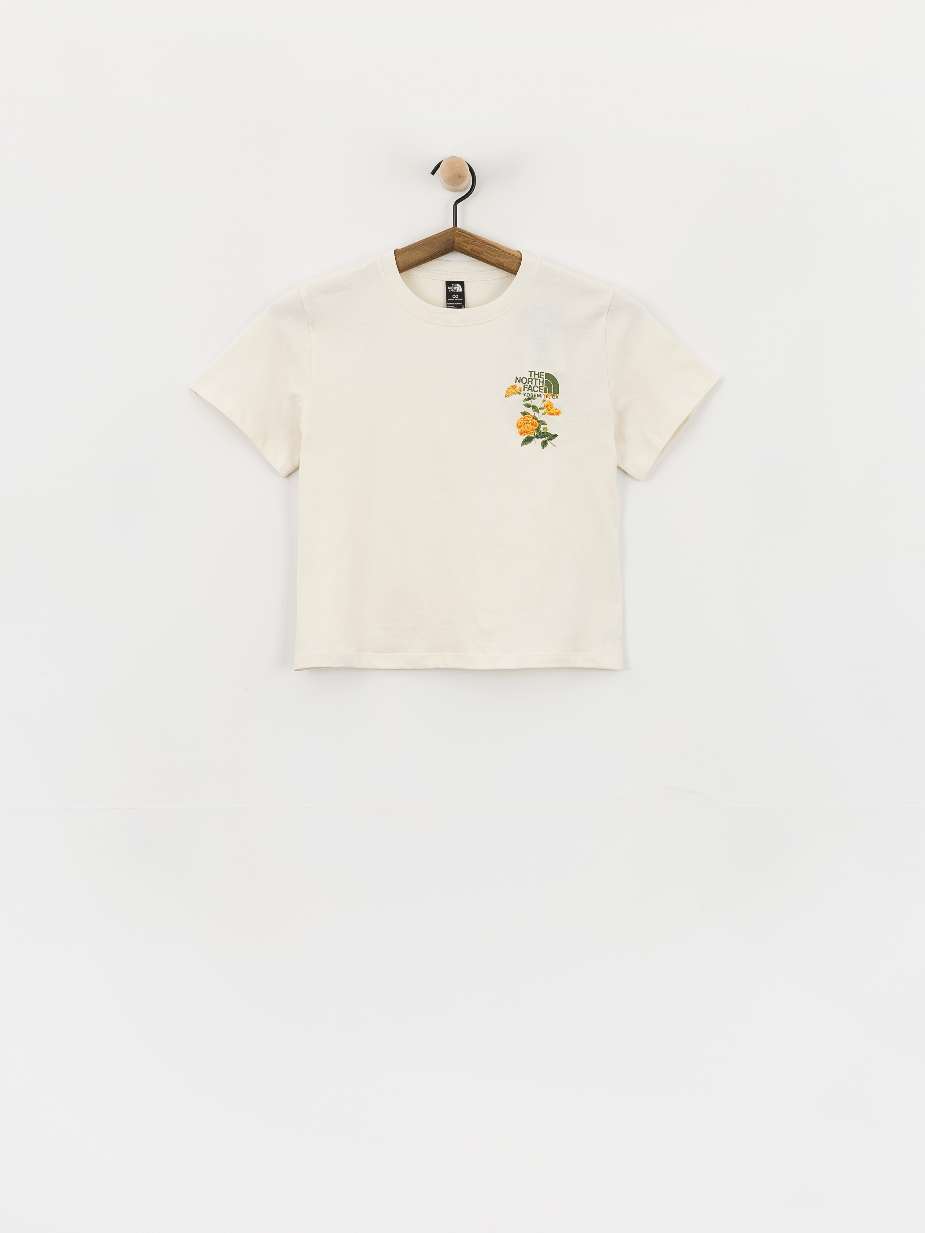 Тениска The North Face Flora Embro Wmn (white dune)