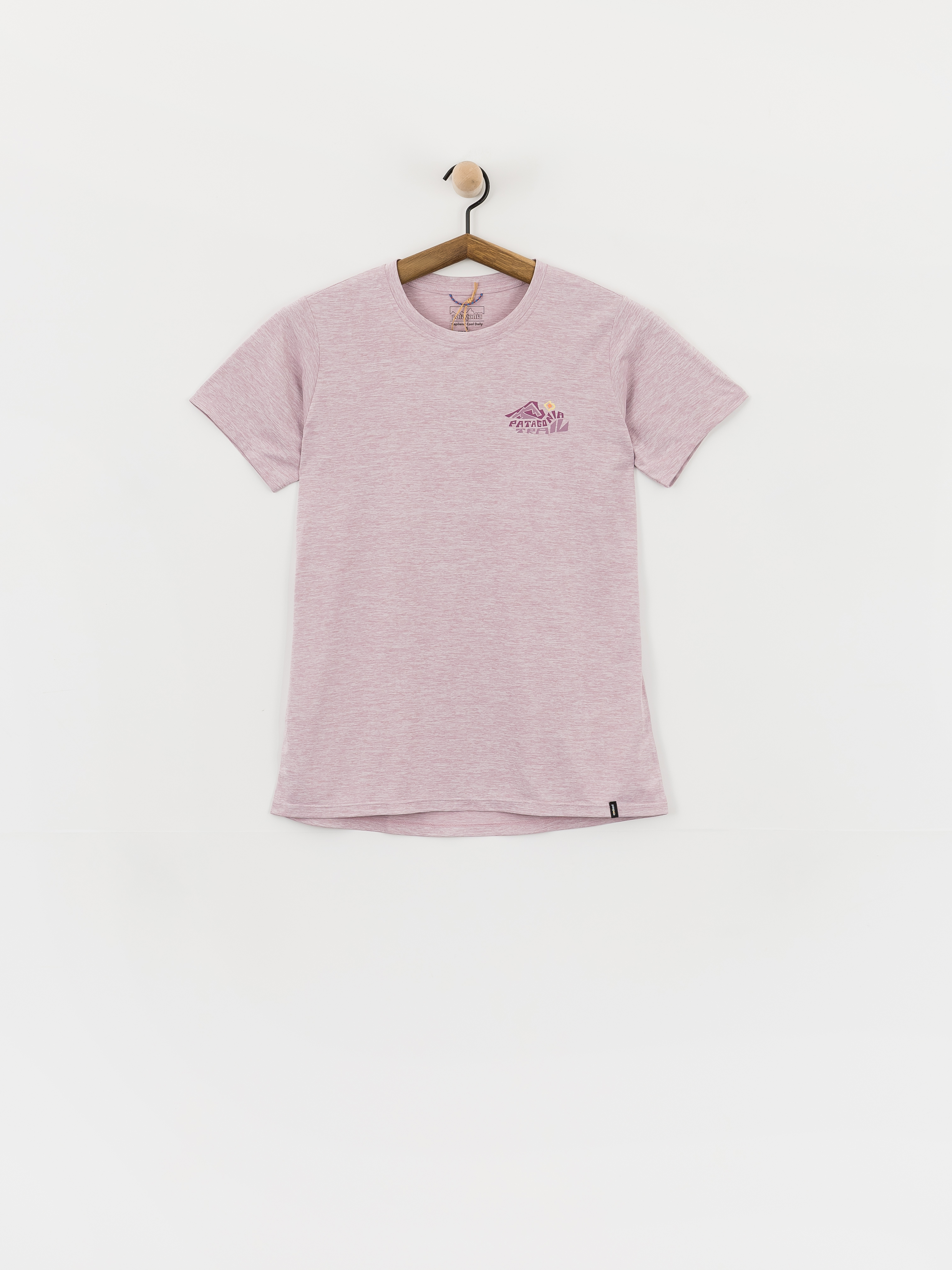 Тениска Patagonia Capilene Cool Trailcheck Wmn (quiet violet)