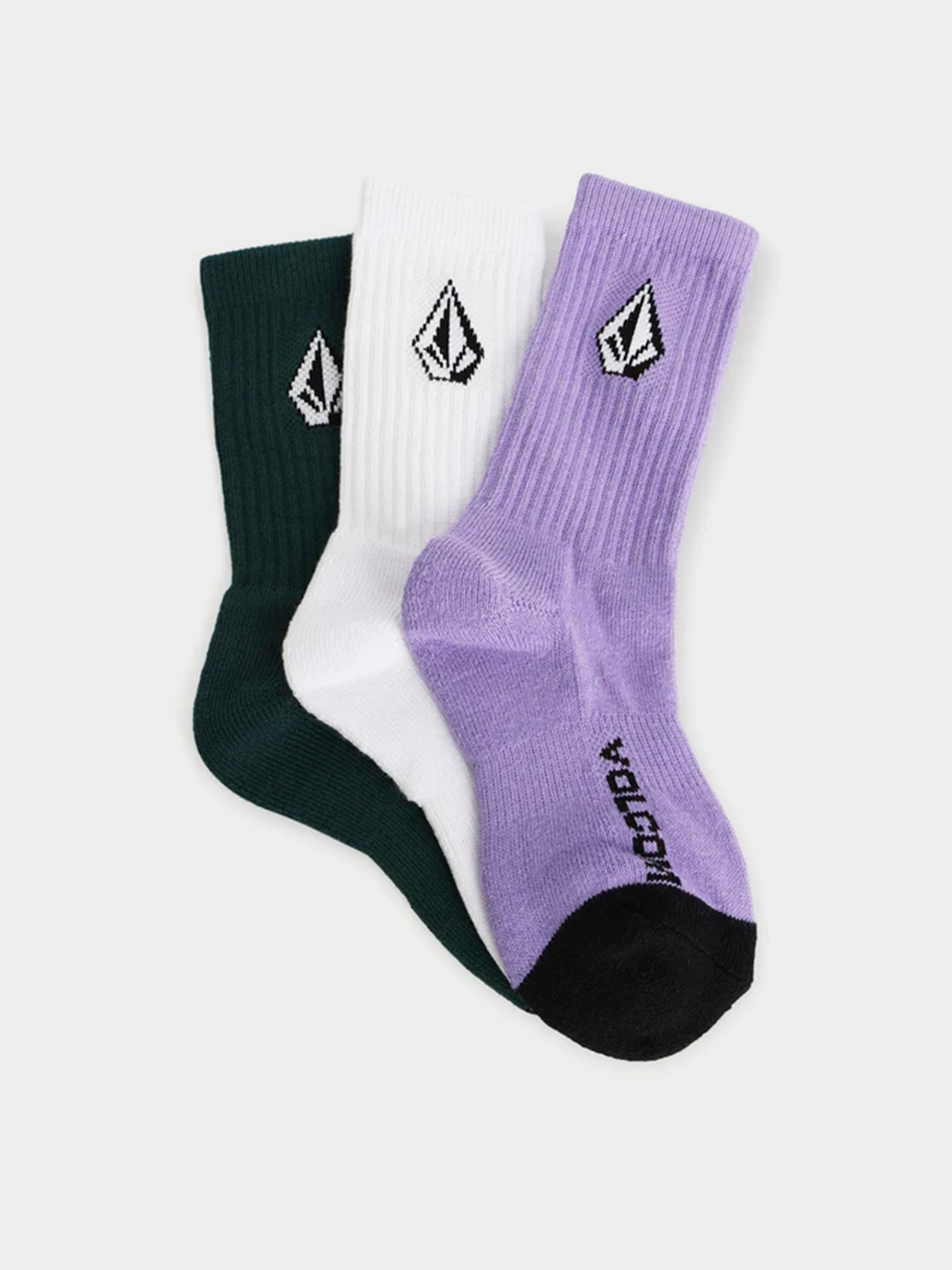 Чорапи Volcom Full Stone 3Pk JR