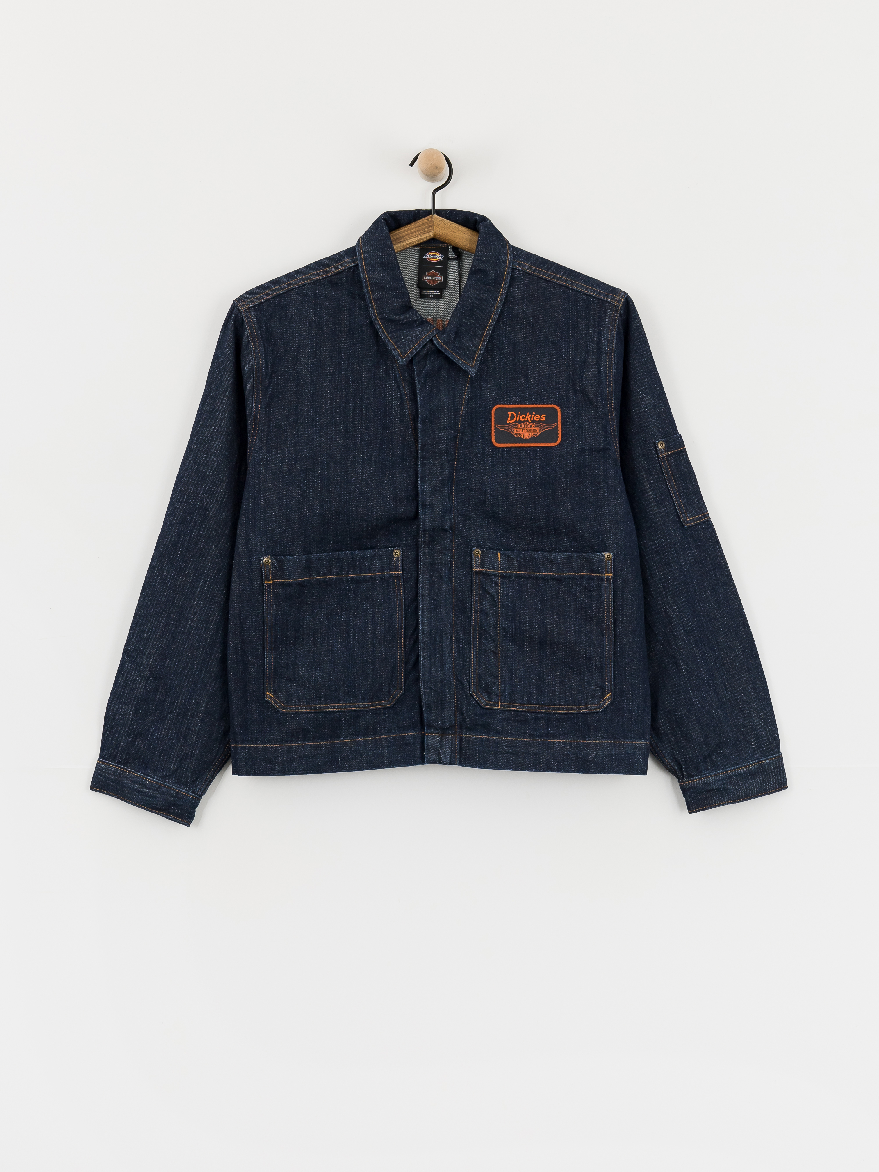Яке Dickies X Harley Davidson Boxy Denim (rinsed indigo blue)
