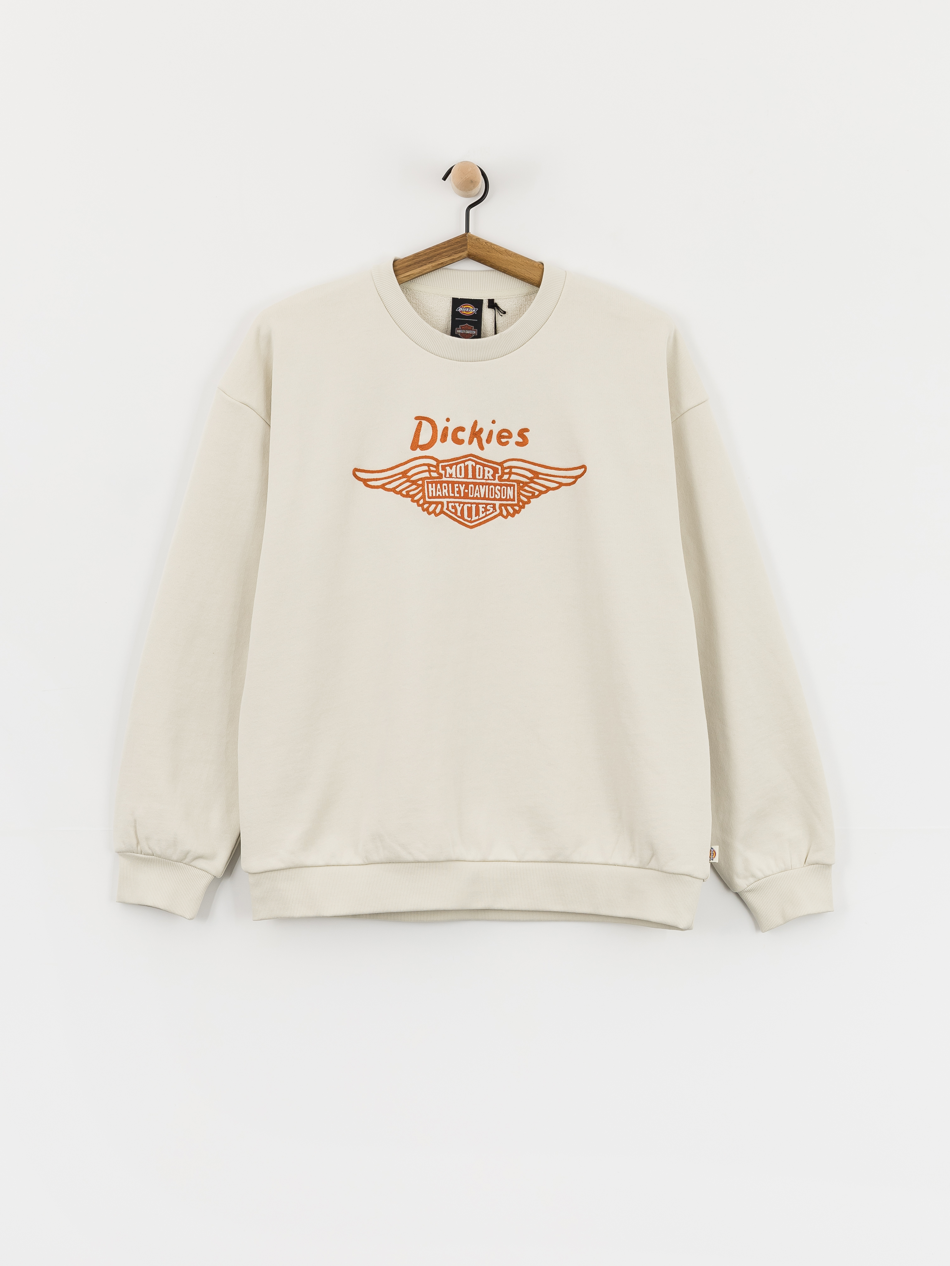 Суитшърт Dickies X Harley Davidson Boxy Crew (bone)