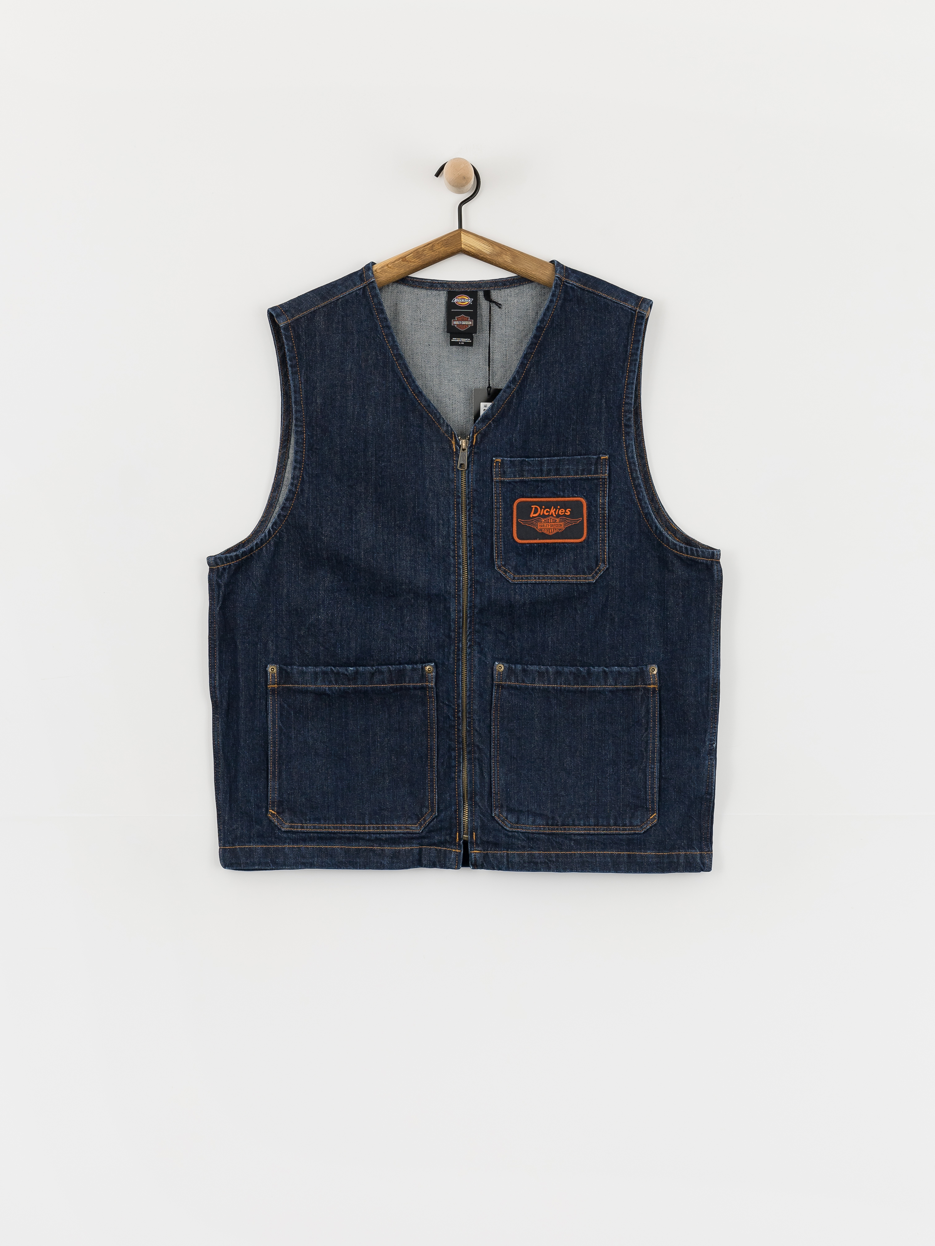 Елек Dickies X Harley Davidson Denim (rinsed indigo blue)