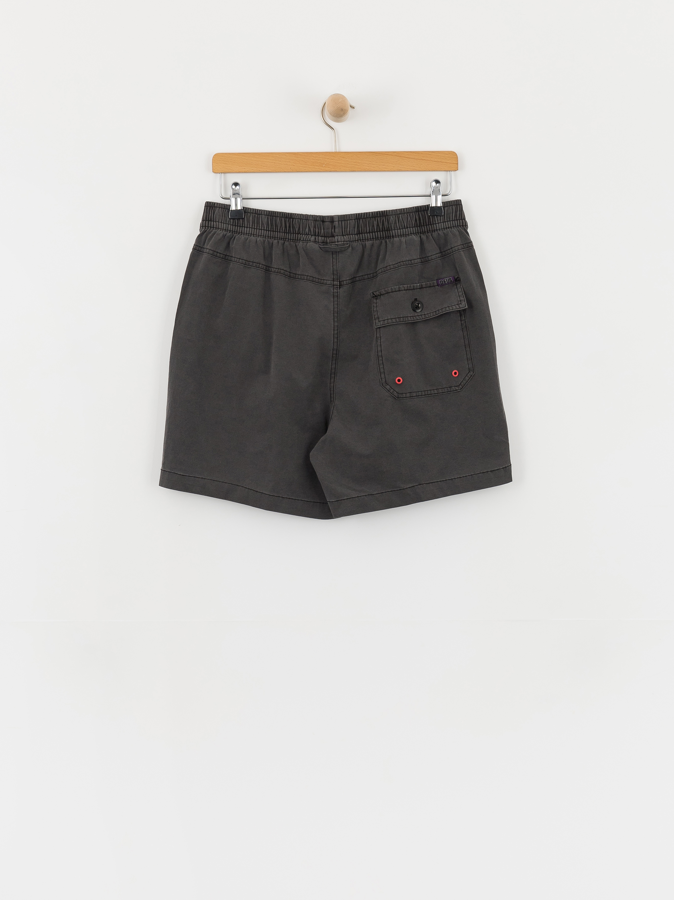 Плажни къси панталони Deus Ex Machina Sandbar Garment Dyed Mesh (anthracite)