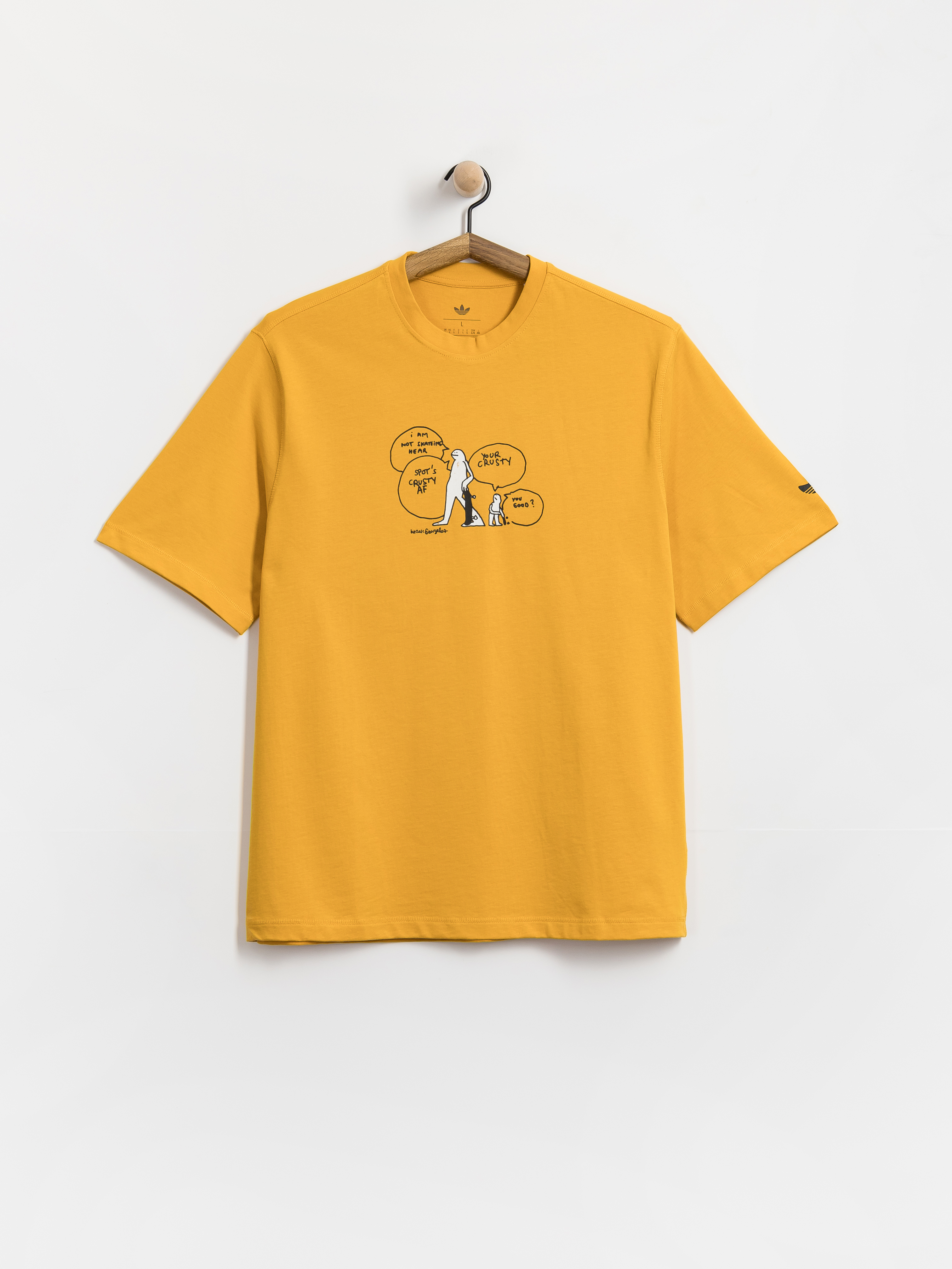 Тениска adidas Gonz Crusty (preyel/black)