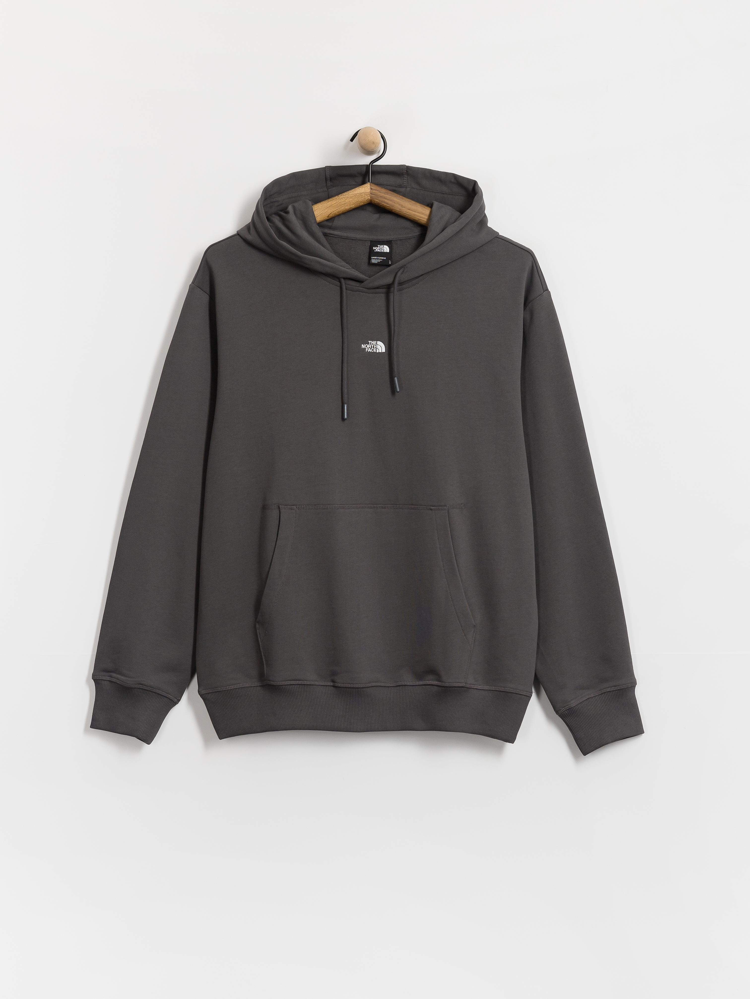 Суитшърт с качулка The North Face Essential Light Relaxed HD (anthracite grey)