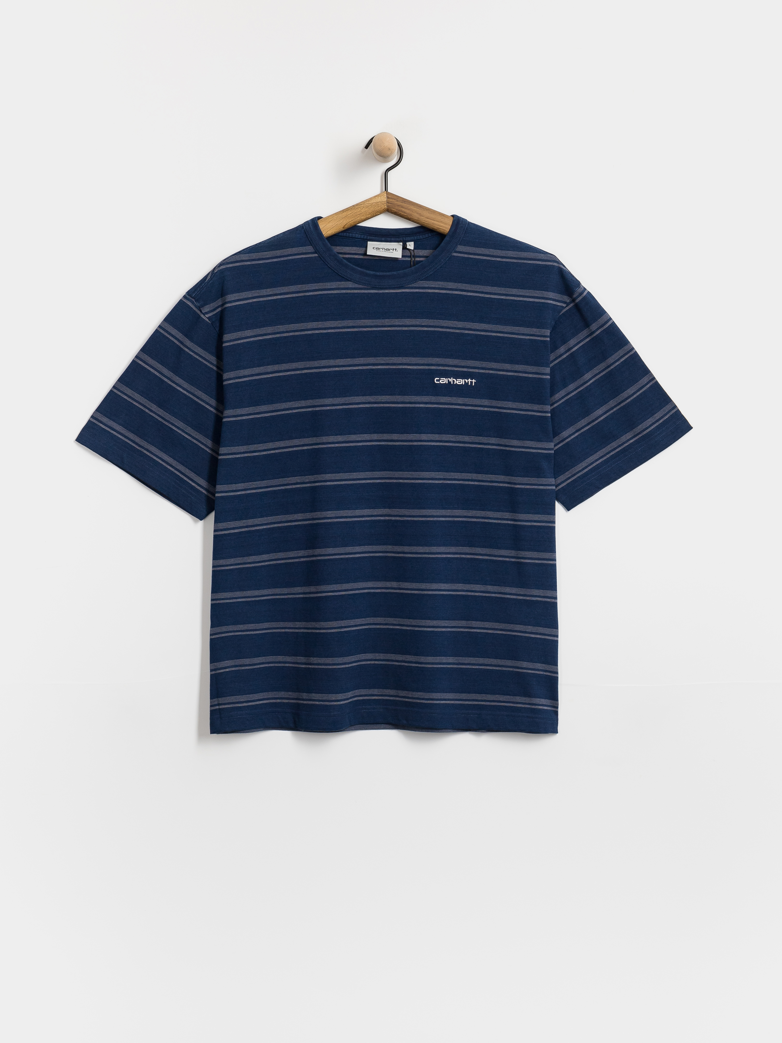 Тениска Carhartt WIP Matti (matti stripe/blue/phlox)