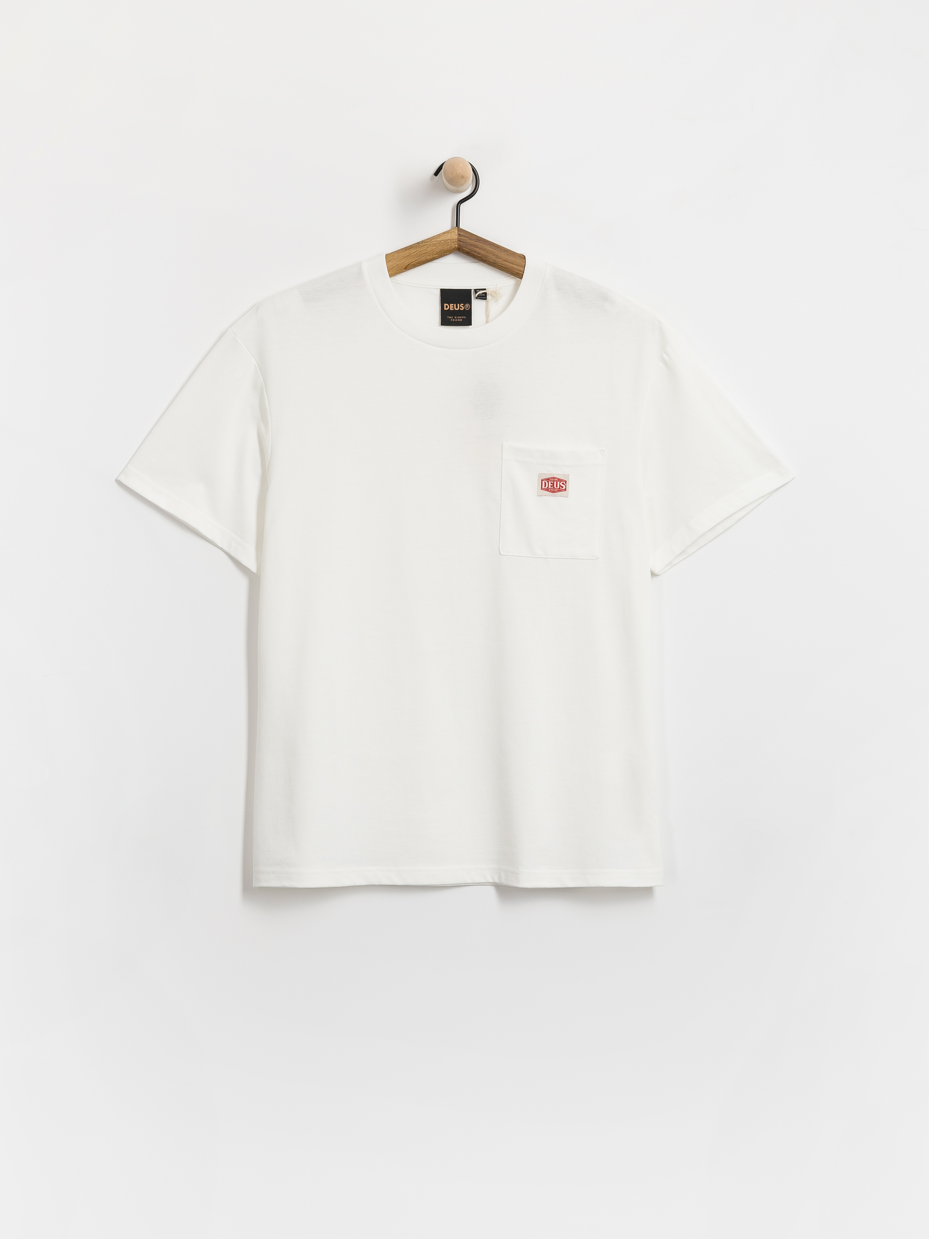 Тениска Deus Ex Machina Parts & Service Pocket (vintage white)