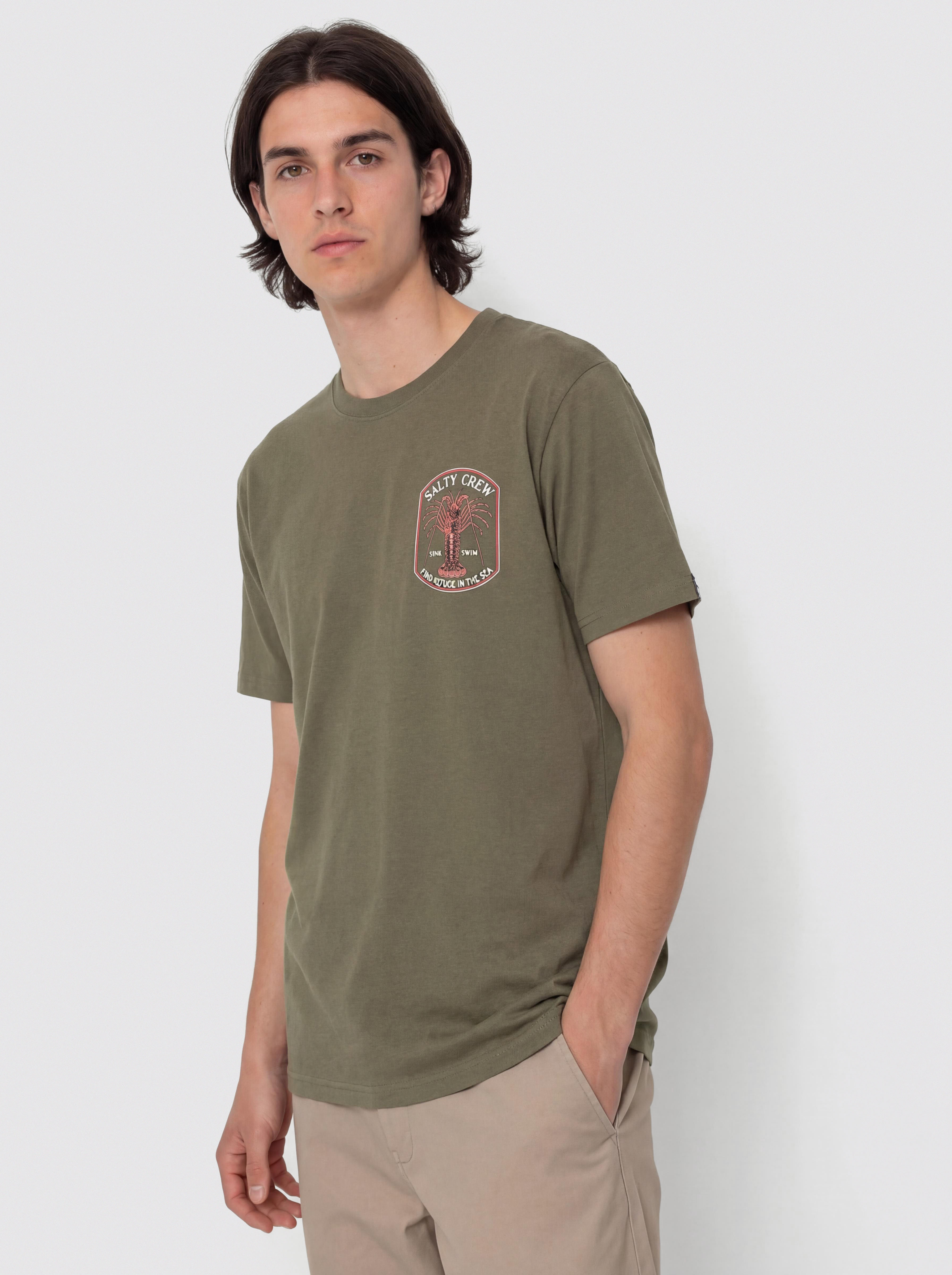 Тениска Salty Crew Spiny Standard (dusty olive)