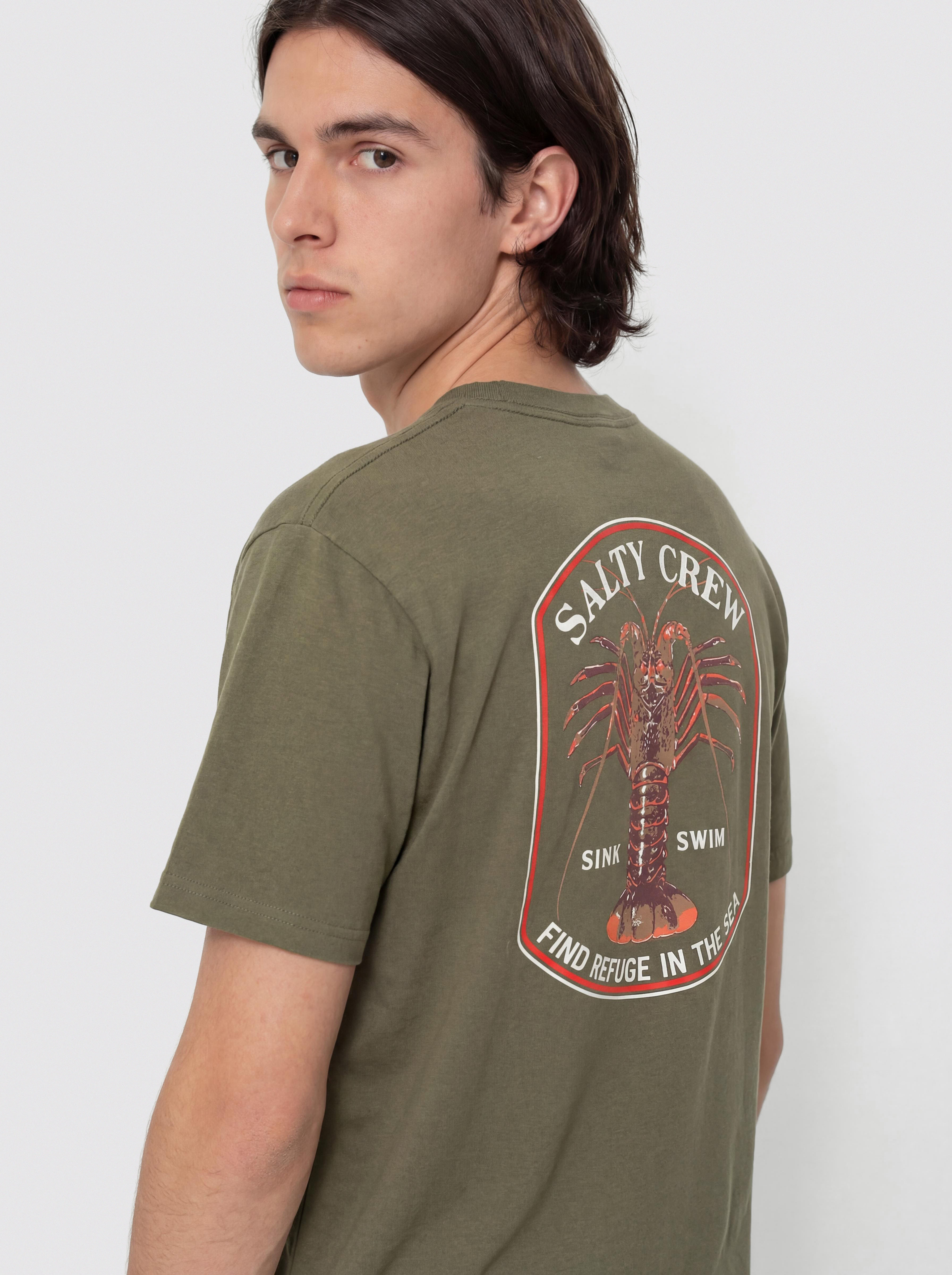 Тениска Salty Crew Spiny Standard (dusty olive)