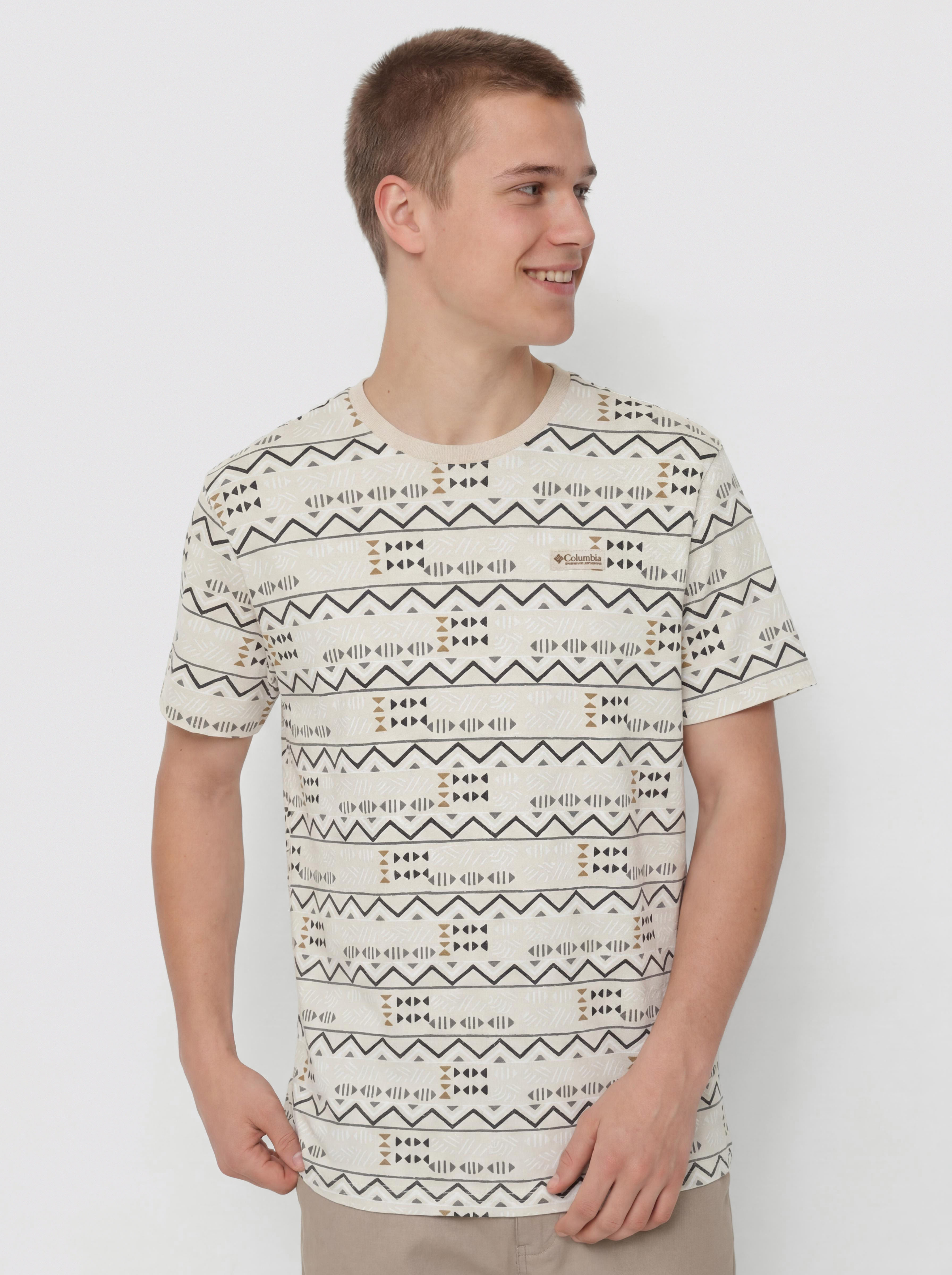 Тениска Columbia CSC Heavyweight Printed (dark stone/horizons)