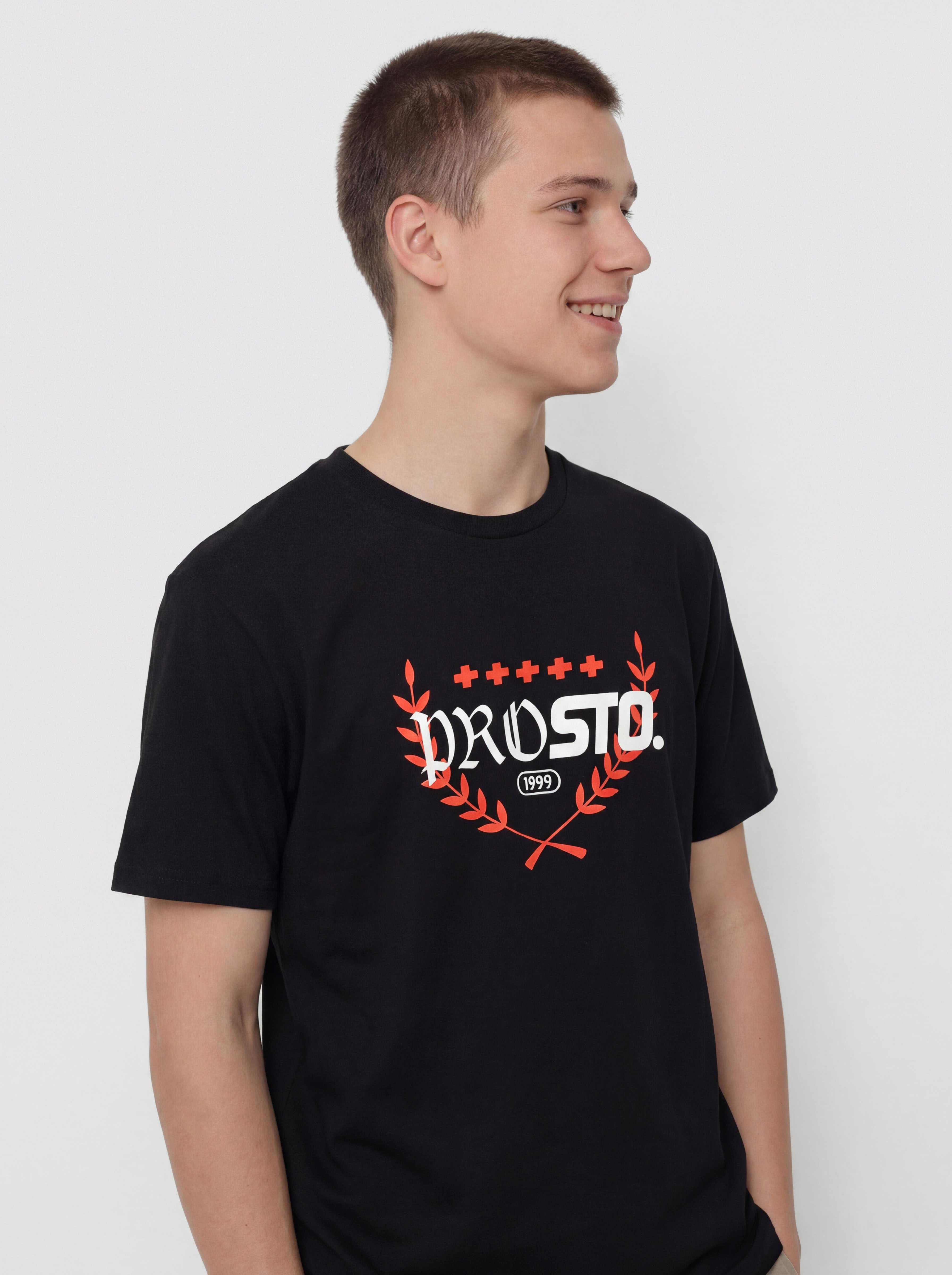 Тениска Prosto Huffle (black)