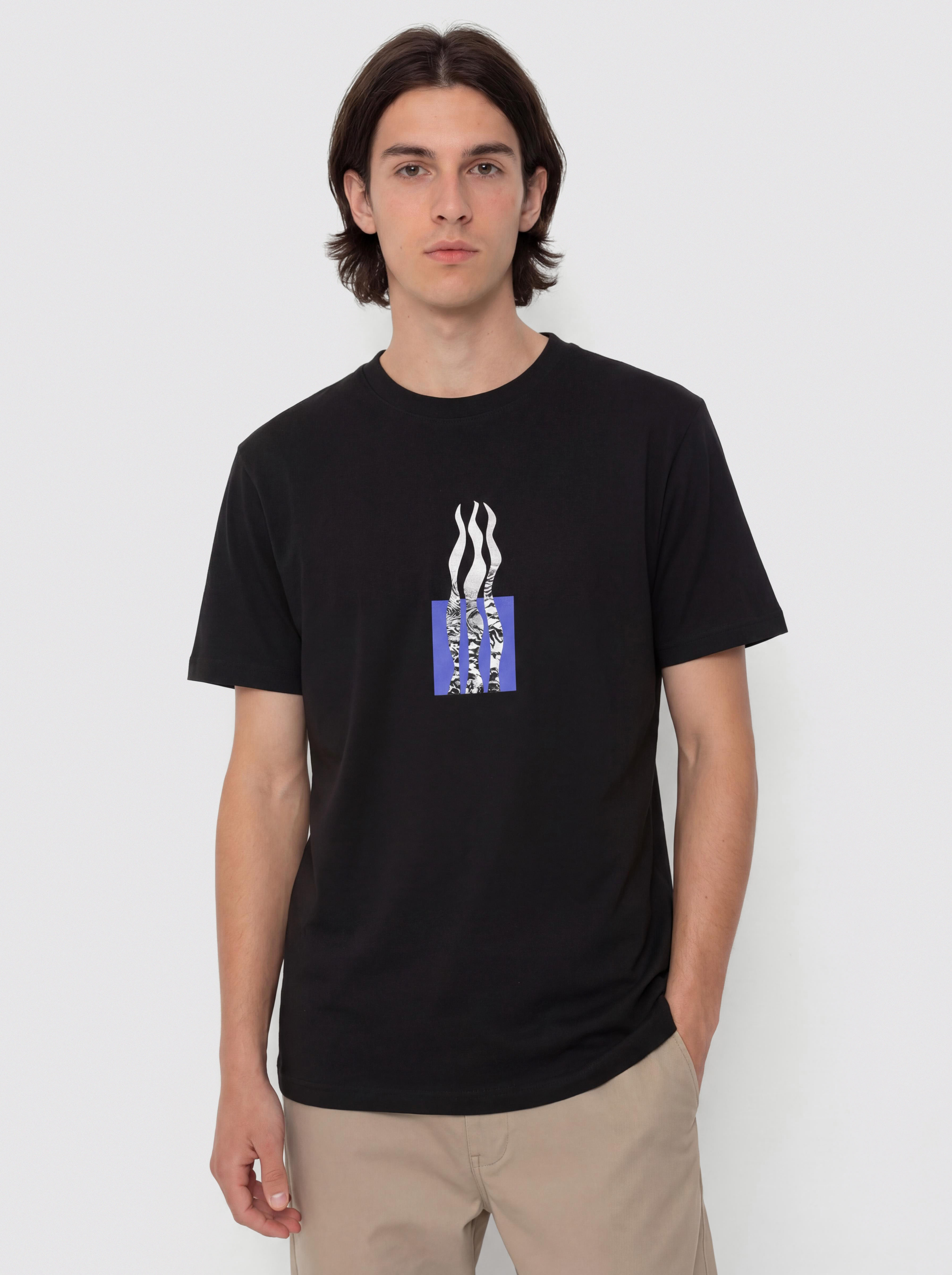 Тениска Poetic Collective Flames (black)